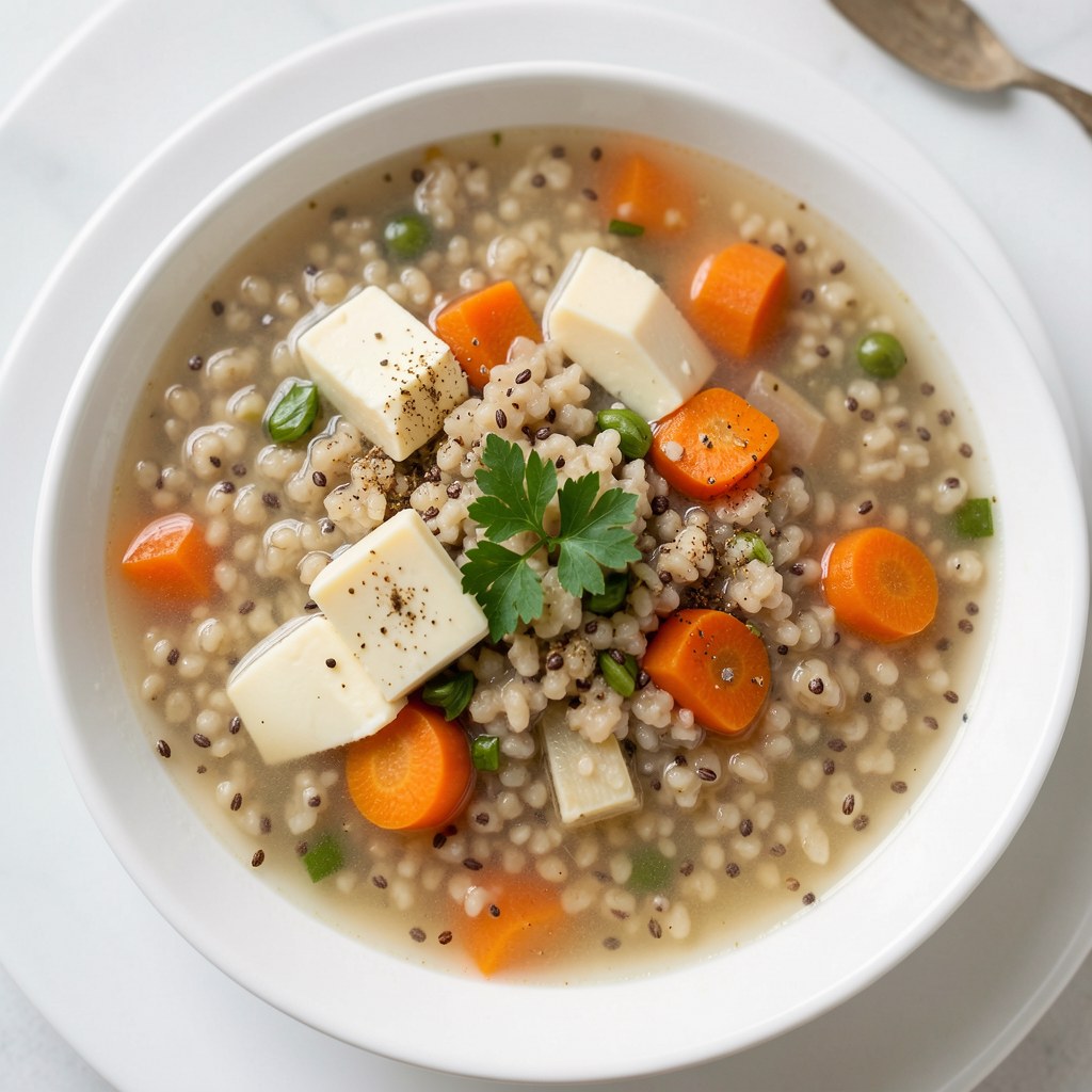 Zupa z ziaren orkiszowych
