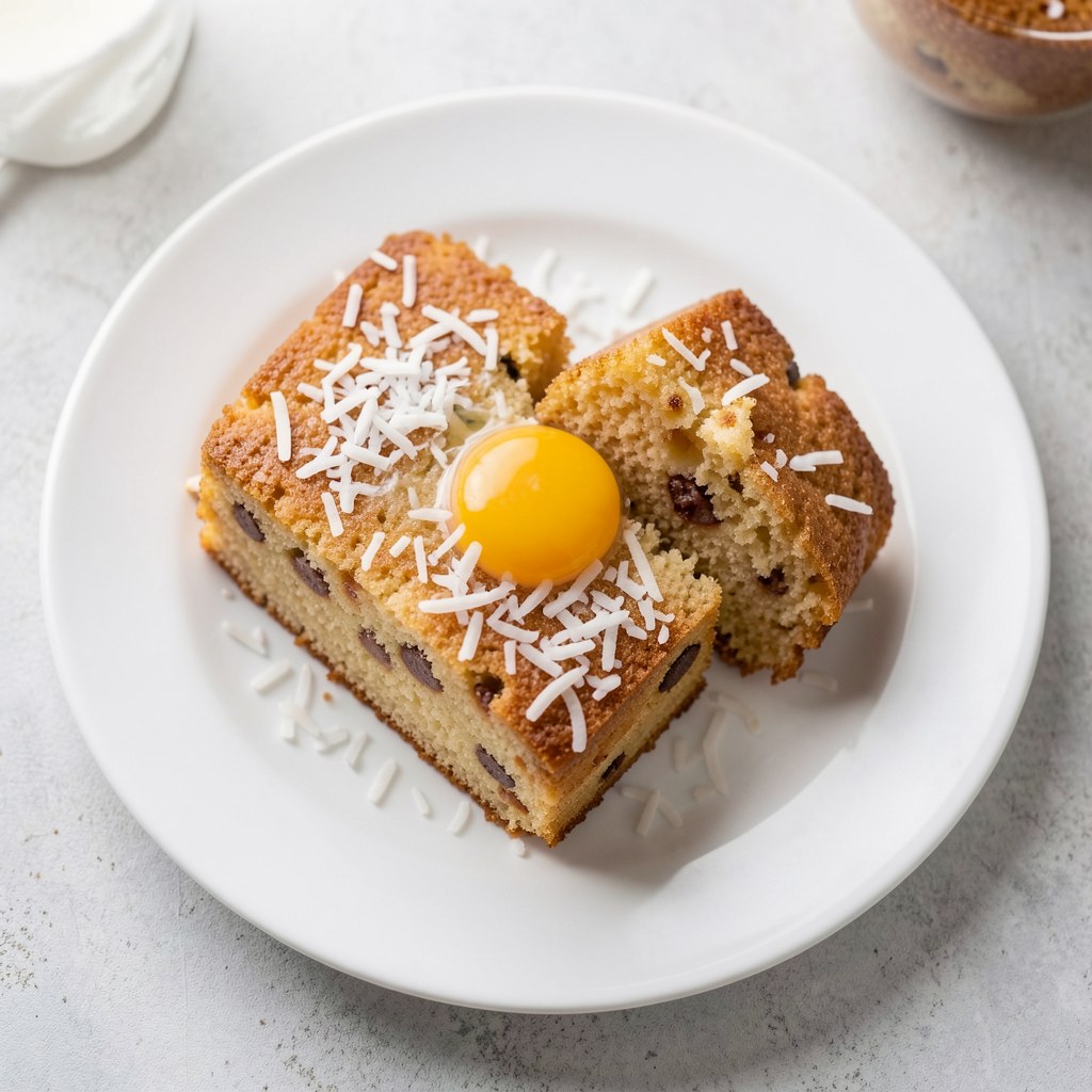 Ciasto z wiórkami kokosowymi