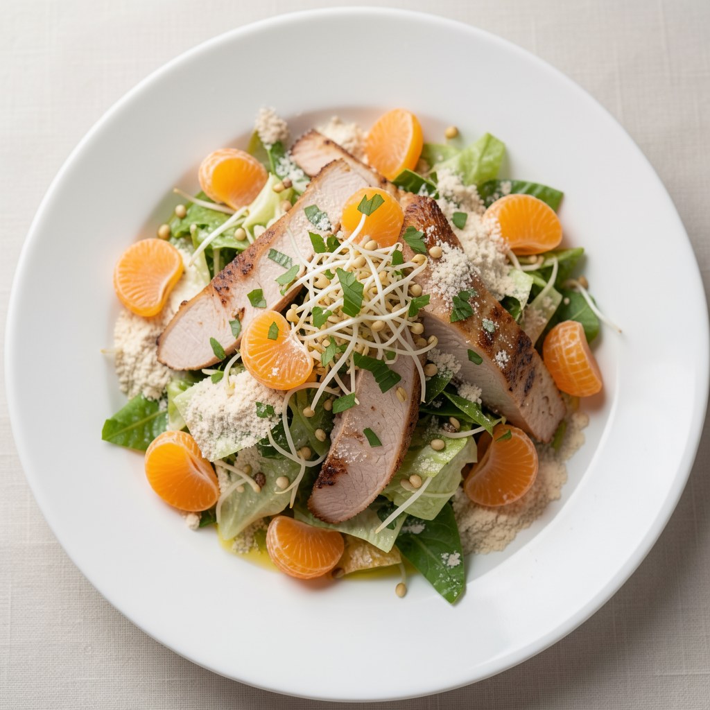 Sałata lodowa z indykiem