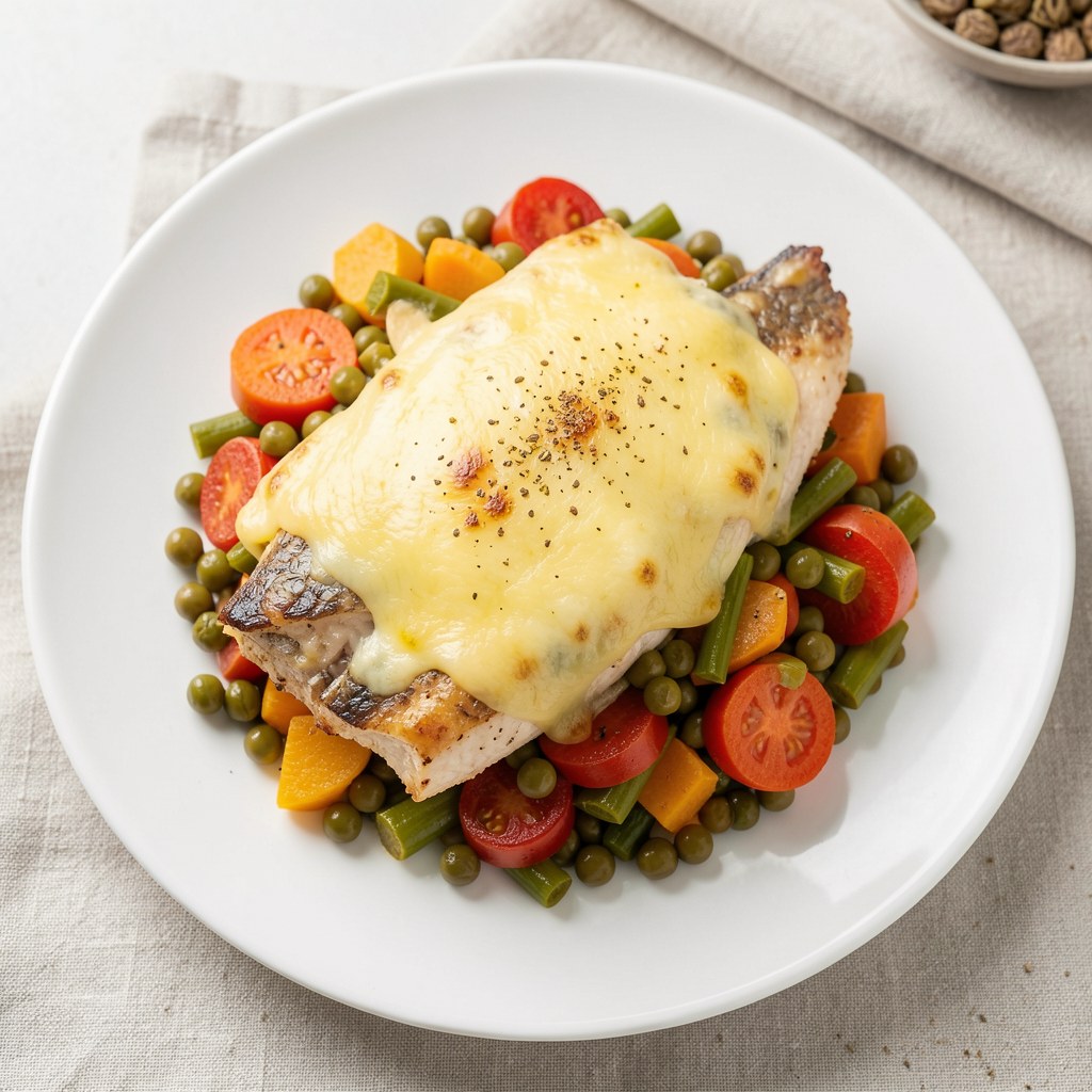ryba z warzywami