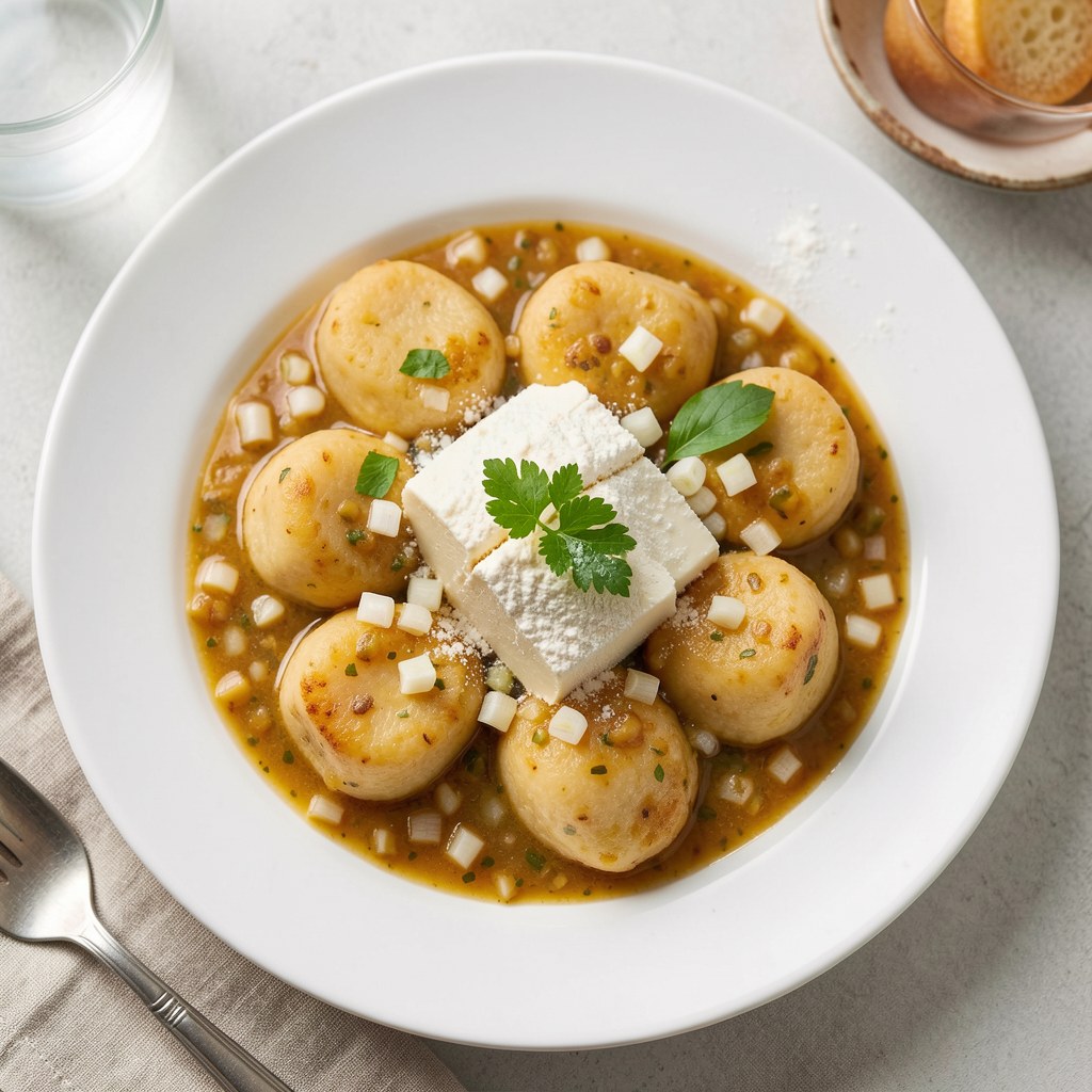 Parówki w sosie chrzanowym