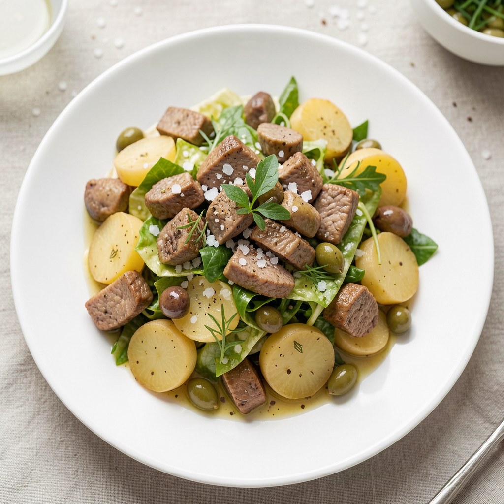 Sałatka z wątróbki