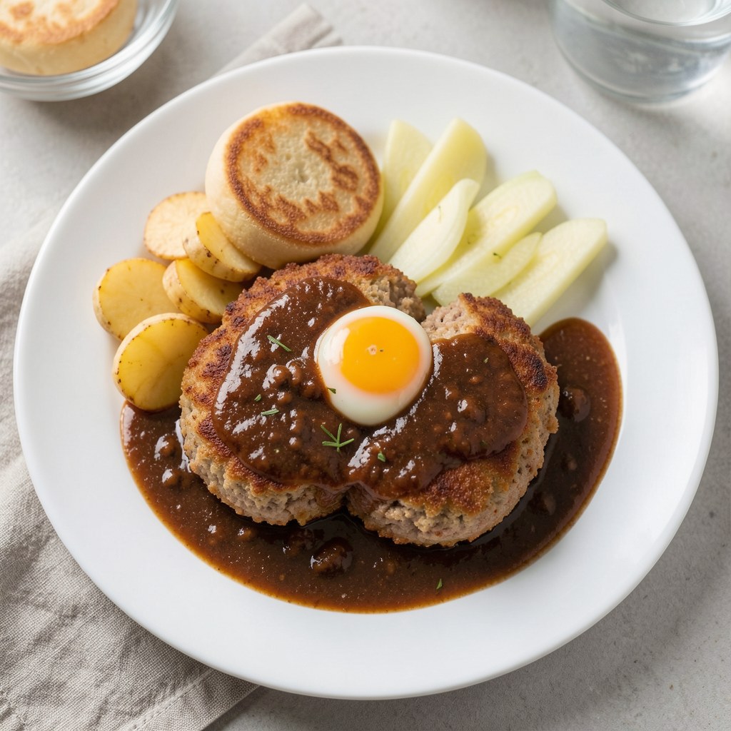 Kotlety mielone w sosie pieczeniowym