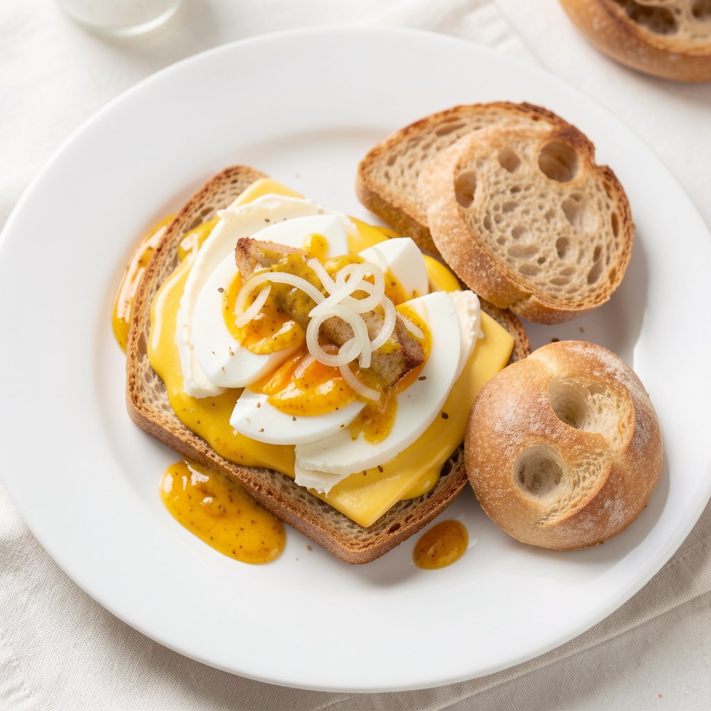 Jaja nadziewane musztardą