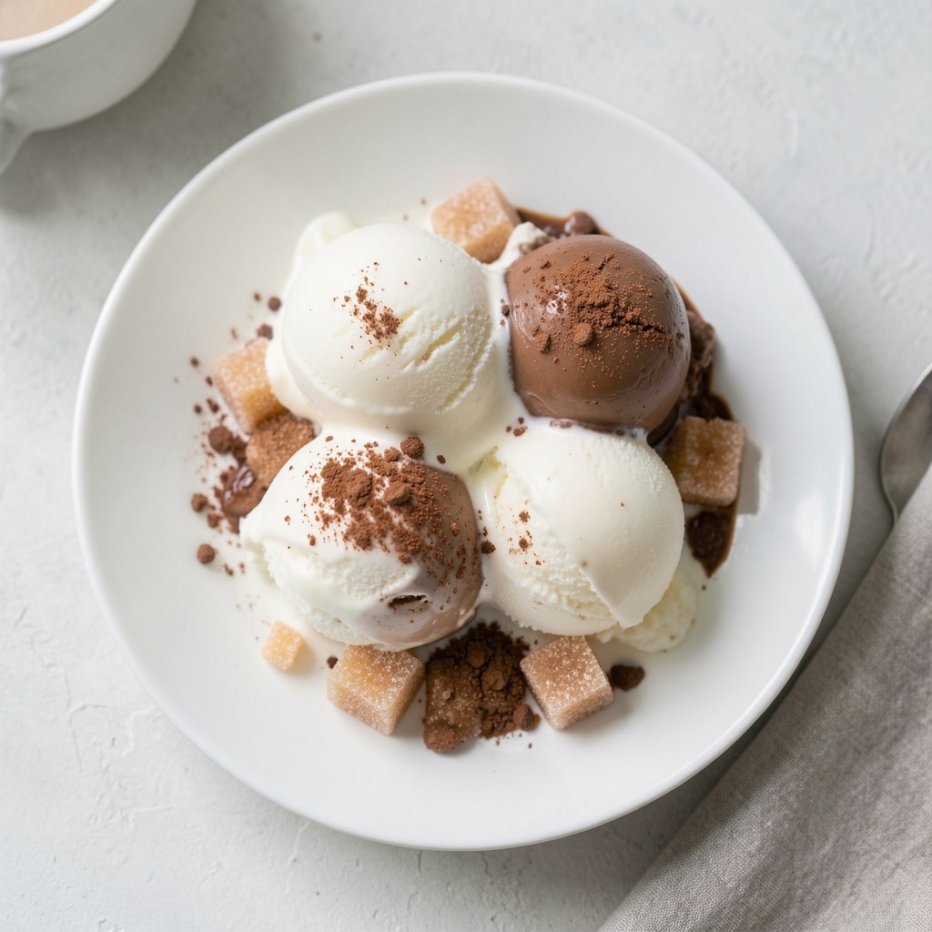 Kawa mrożona z lodami