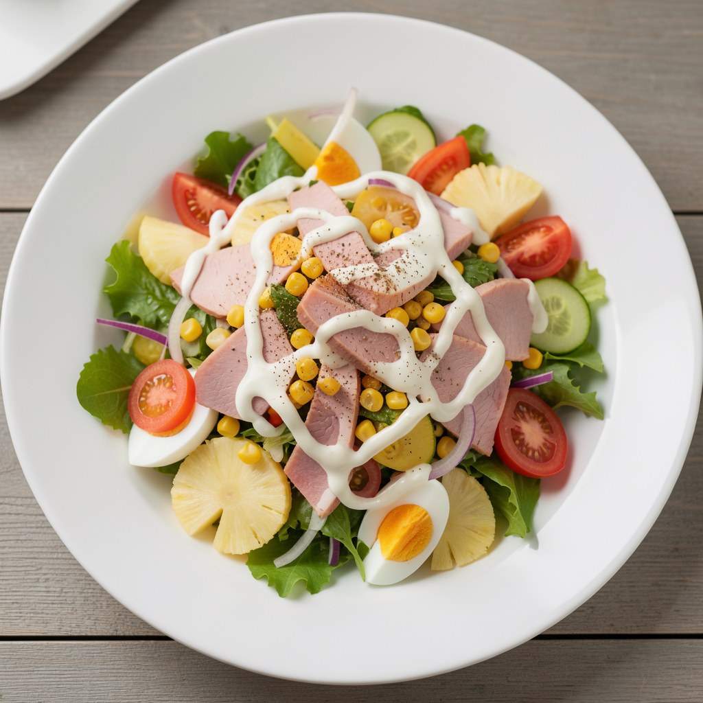 Sałatka szynkowa