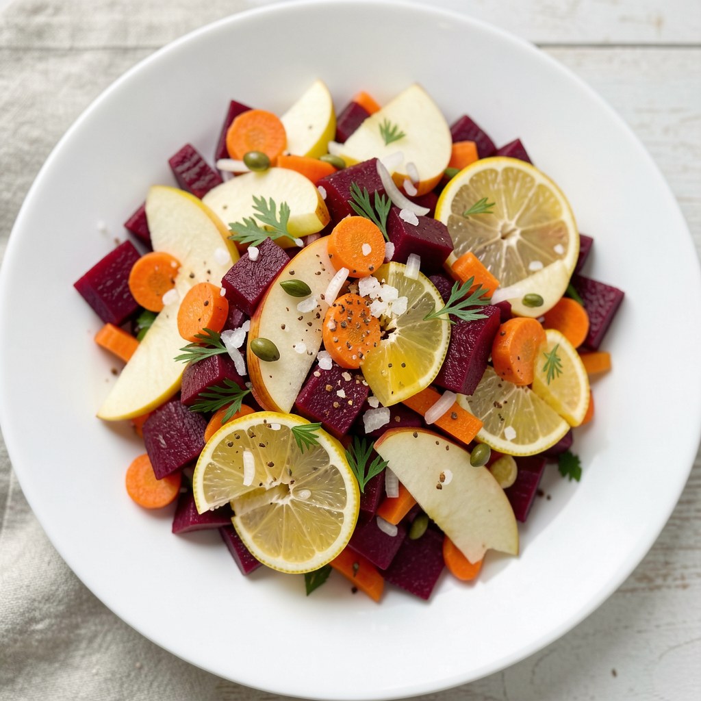 Sałatka z buraczków czerwonych