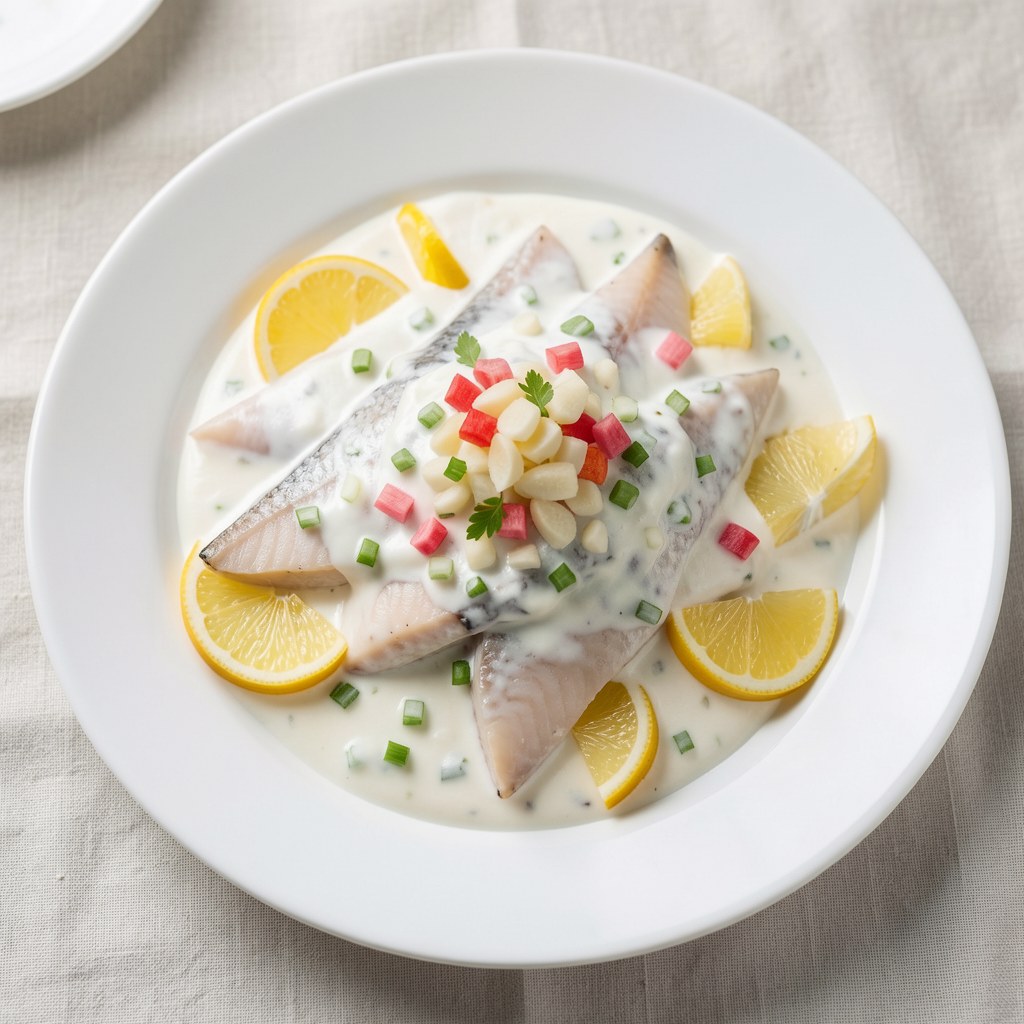 Sledzie w śmietanie