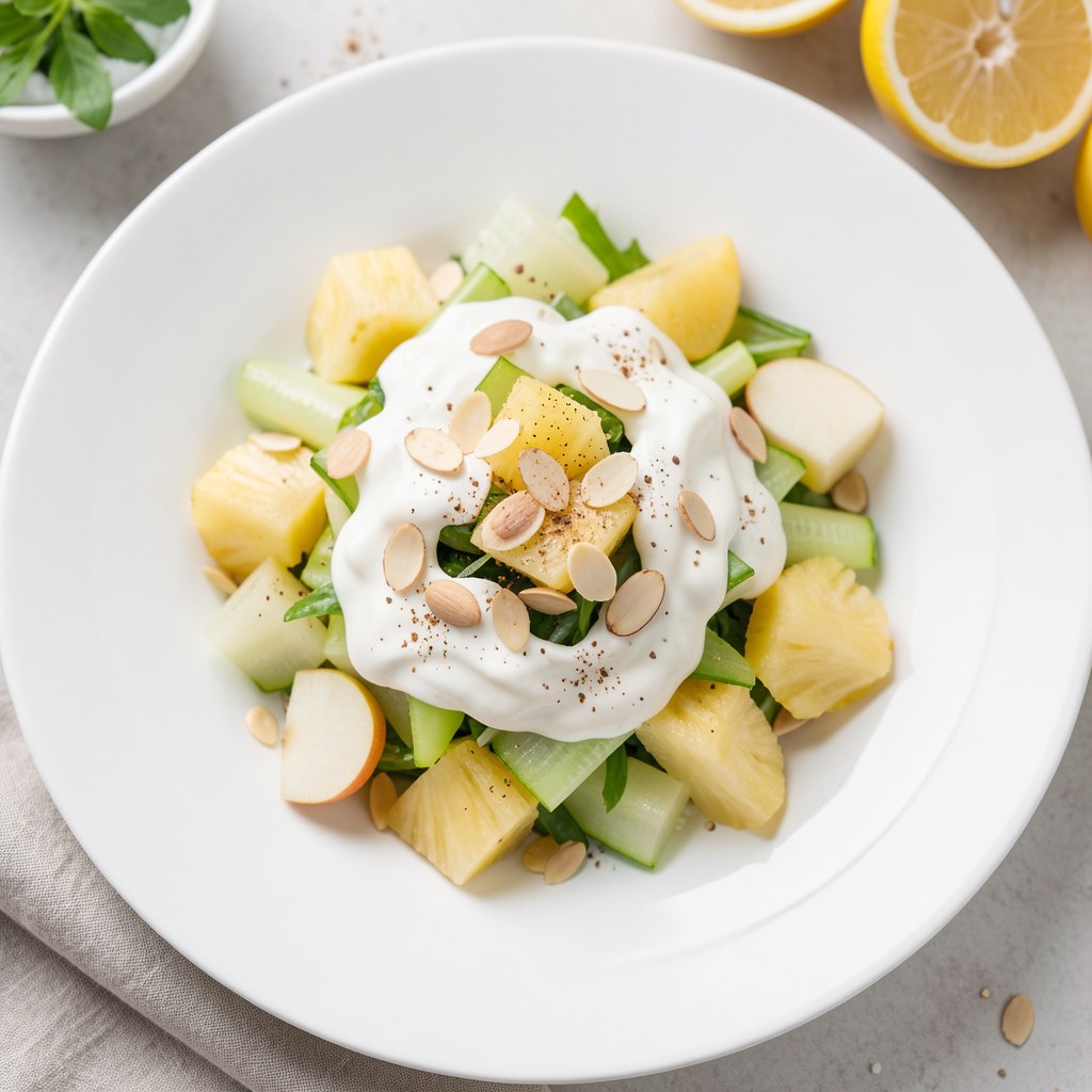 Sałatka selerowa z ananasem