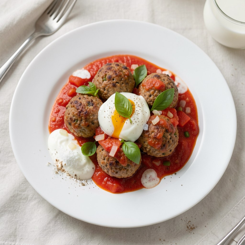 Klopsiki z sosem pomidorowym