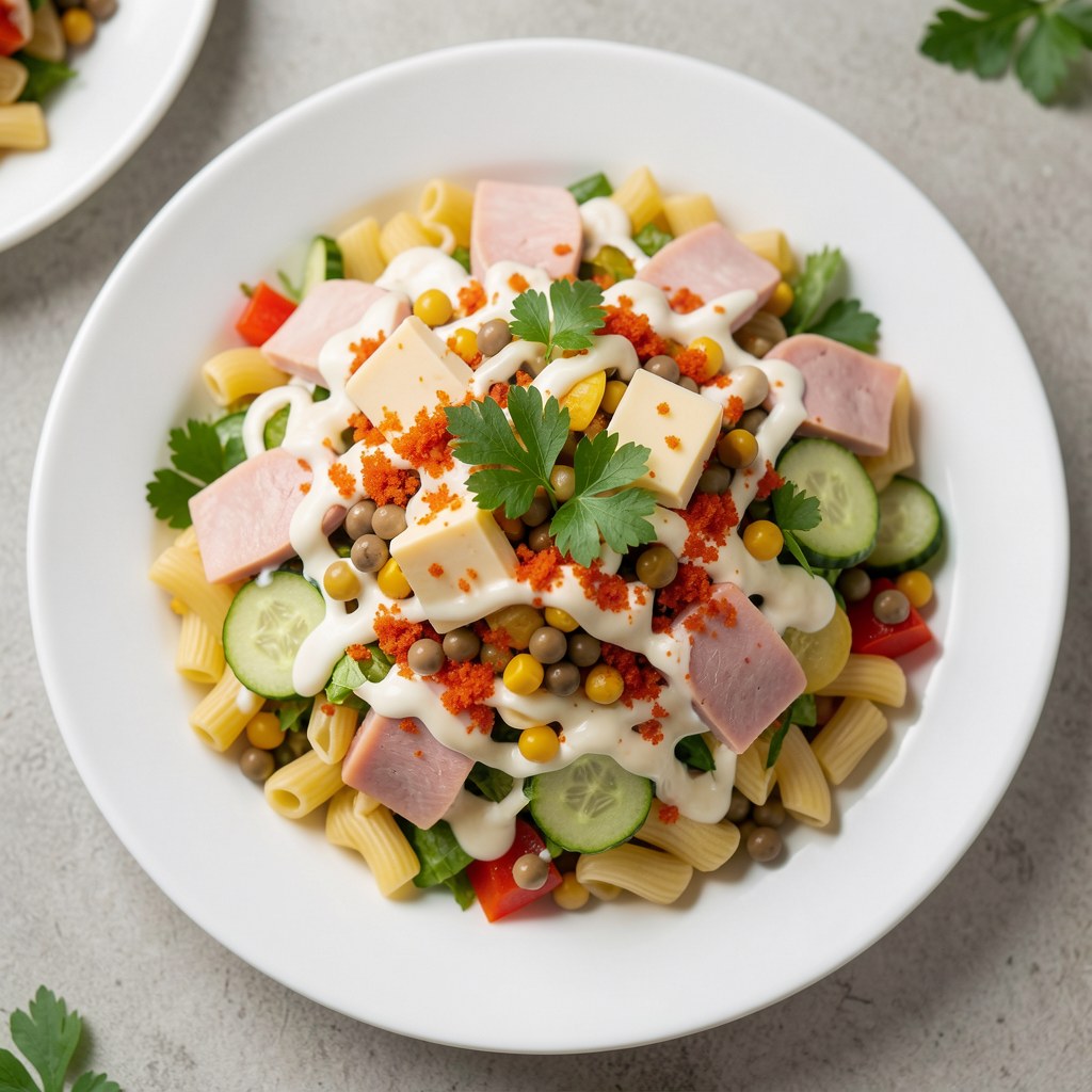 Sałatka z szynką
