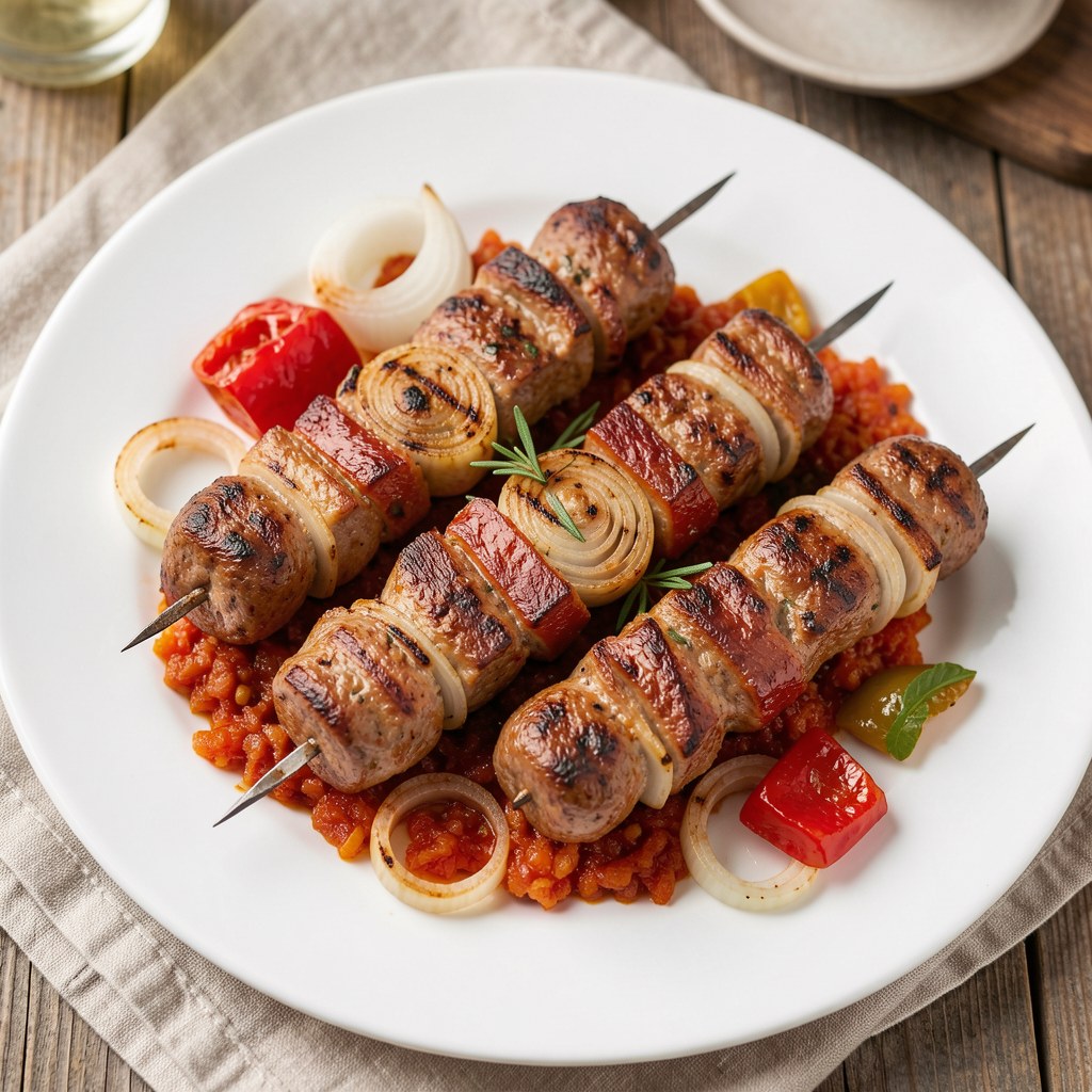 Szaszłyki z karkówki na grill