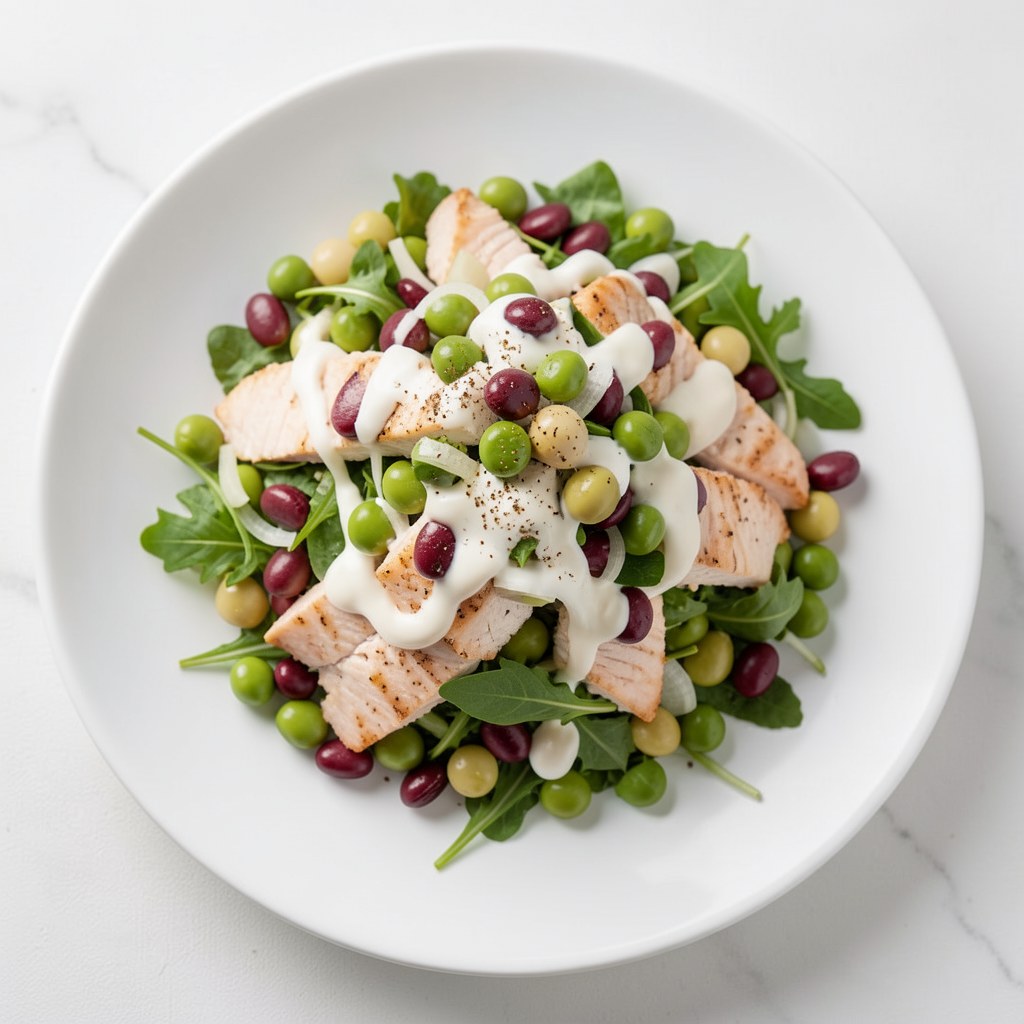 Sałatka śledziowa z fasolą