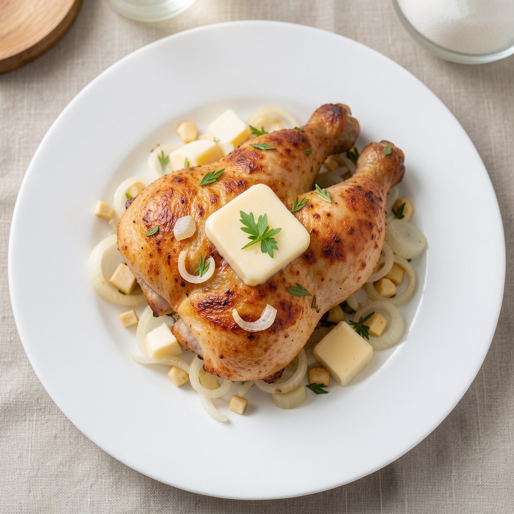 Pieczone udka z kurczaka