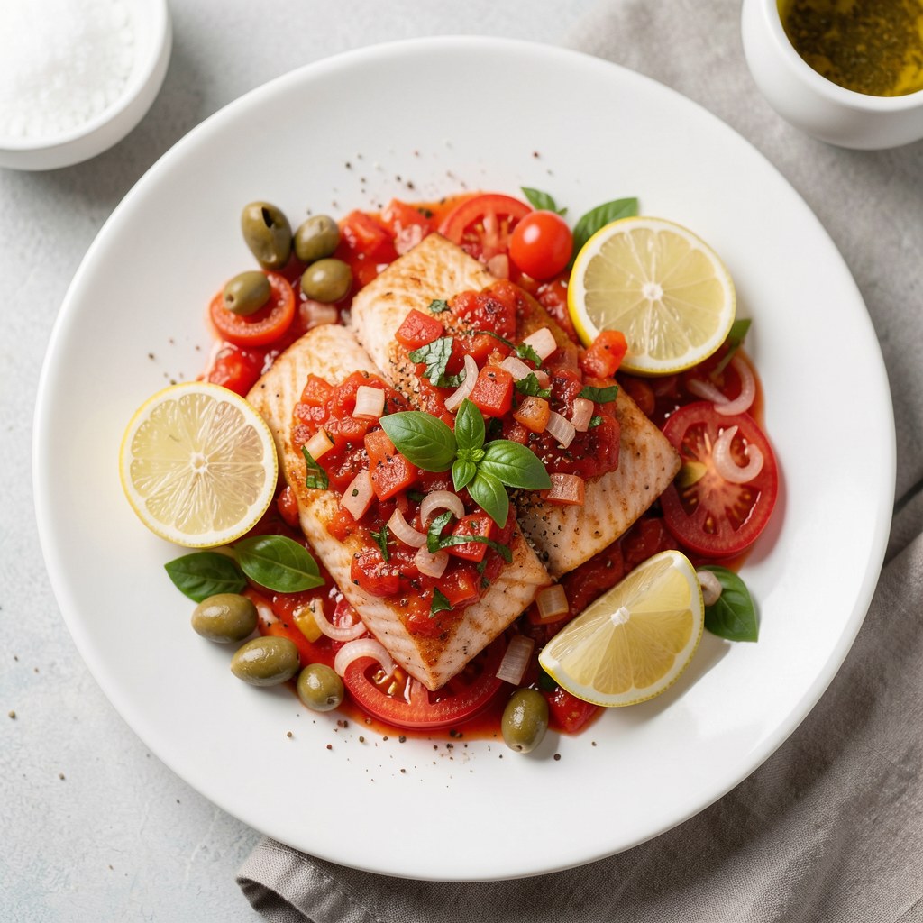 Wiosenny karmazyn pod pomidorową salsą