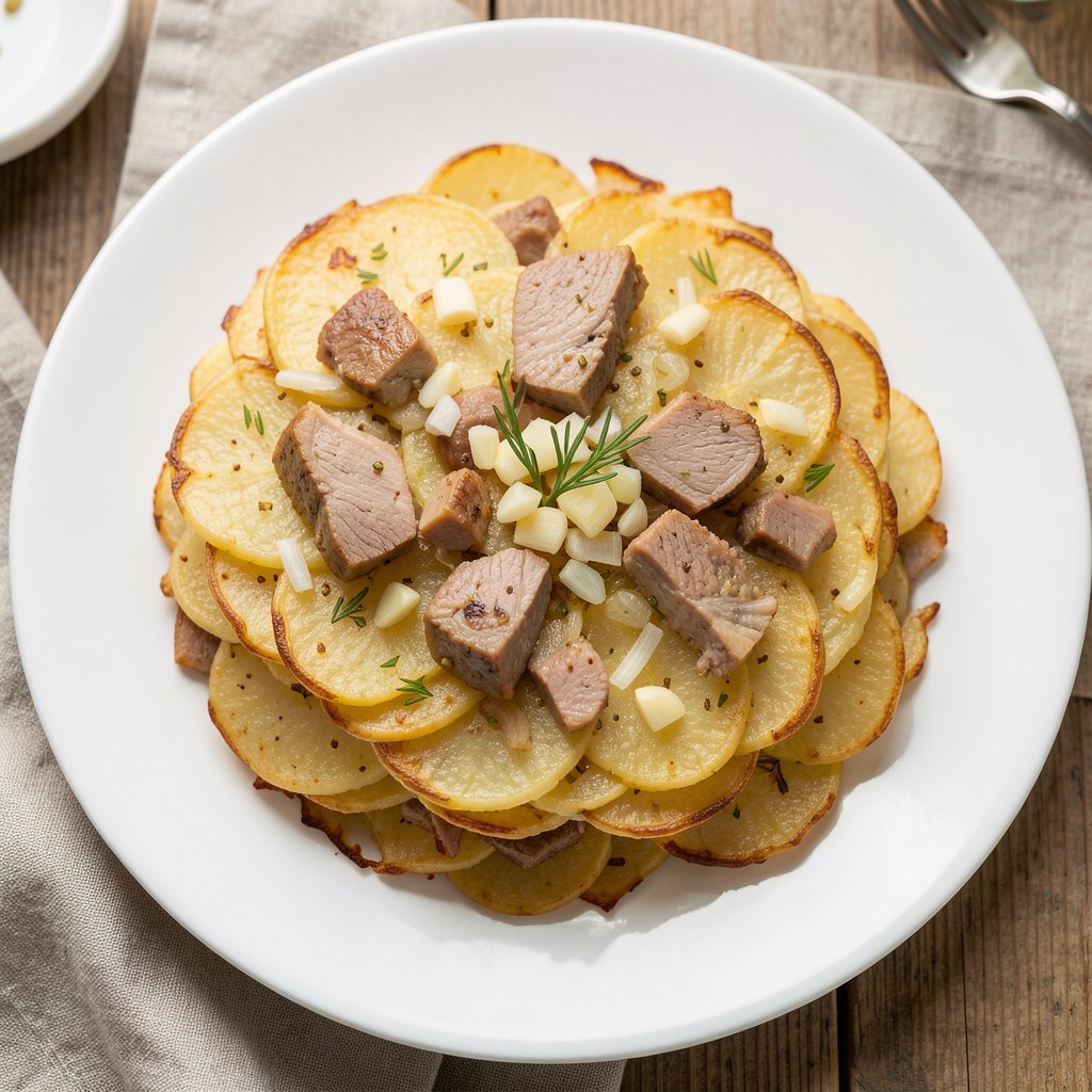 Zapiekanka ziemniaczana z boczkiem