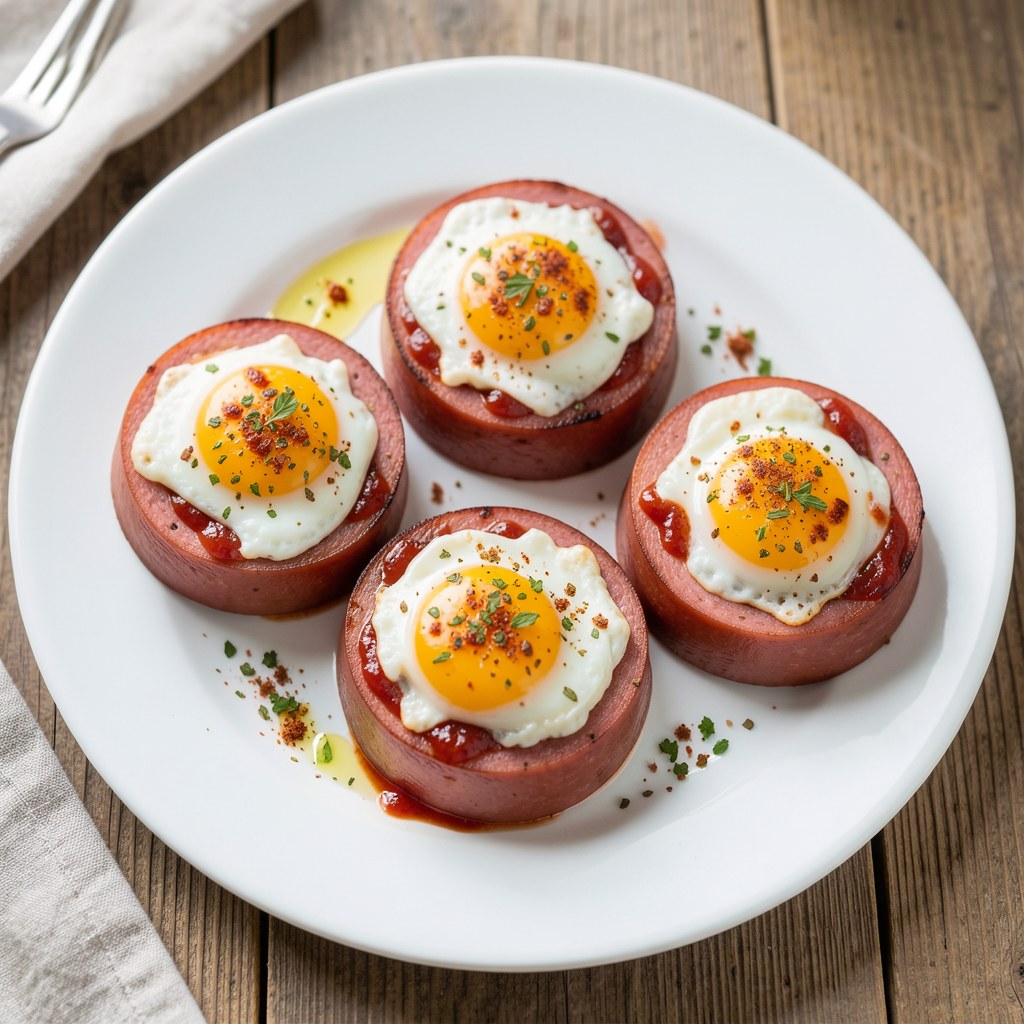 Miseczki z kiełbasy