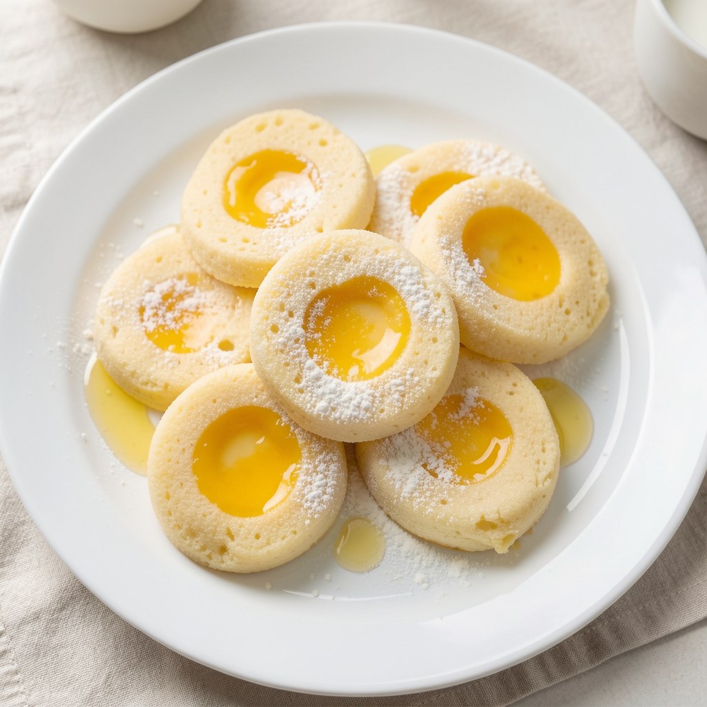 Placuszki z żółtym serem