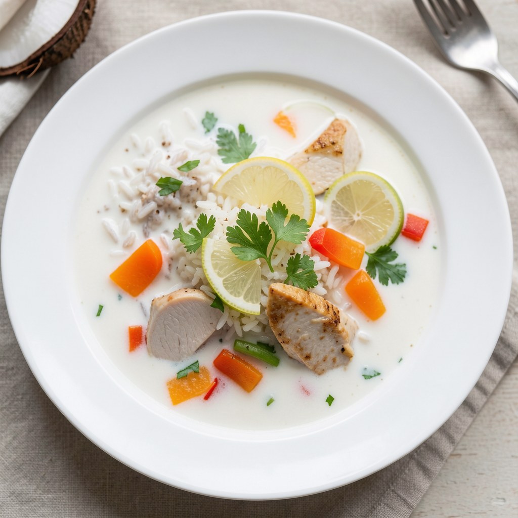 Zupa z mlekiem kokosowym