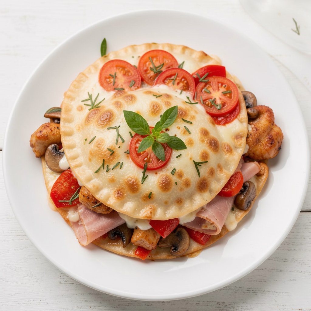 Ogromny pieróg z ciasta francuskiego