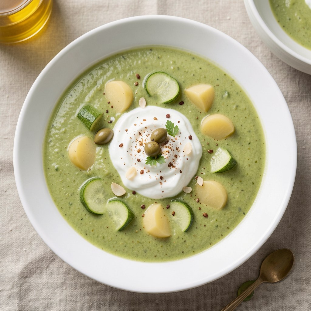 Wiosenna zupa z cukini czyli zielono mi
