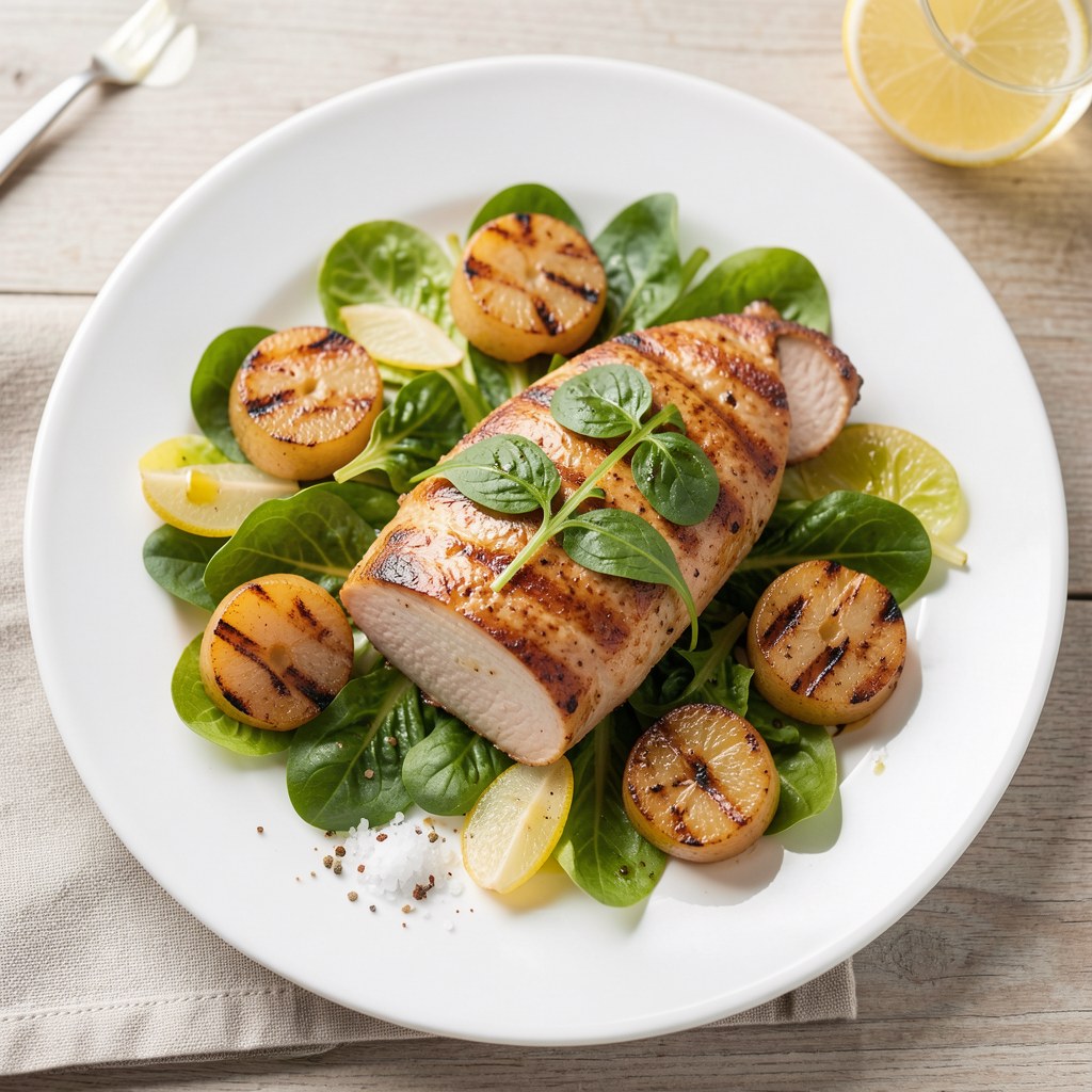 Filet z kurczaka z szałwią