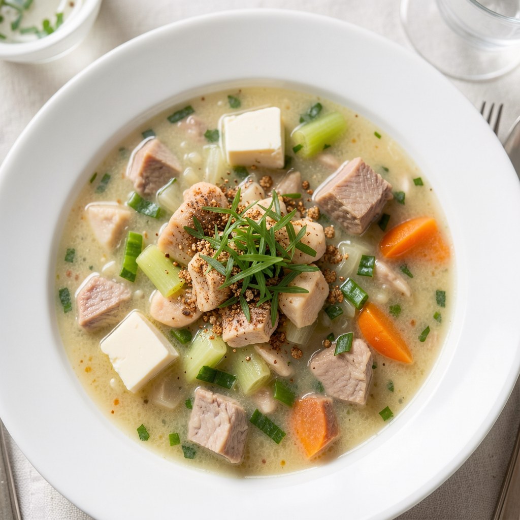 Zupa warzywna z wkładką