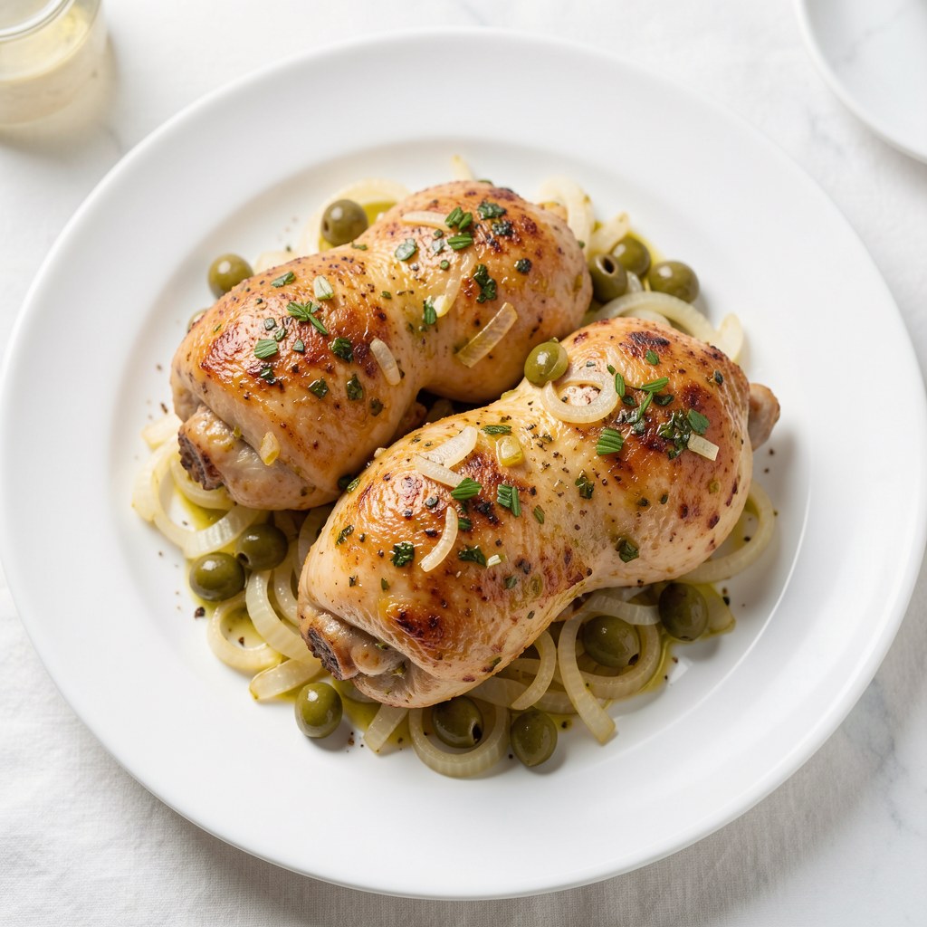 Pieczone udka z kurczaka