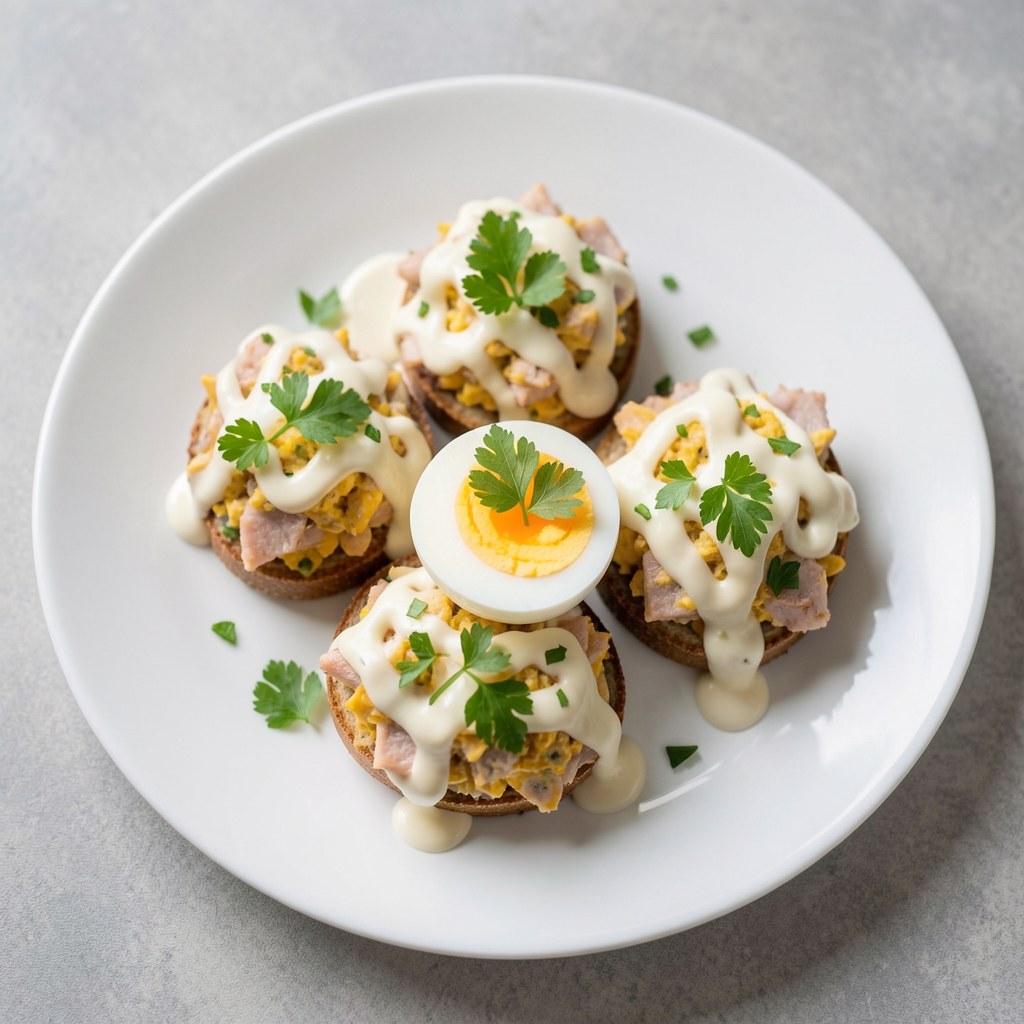 Jaja faszerowane śledziami