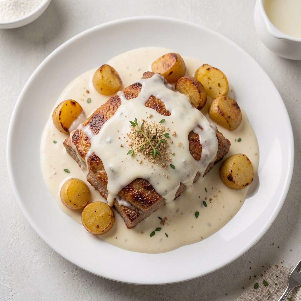 Zrazy z pieca ze śmietatą