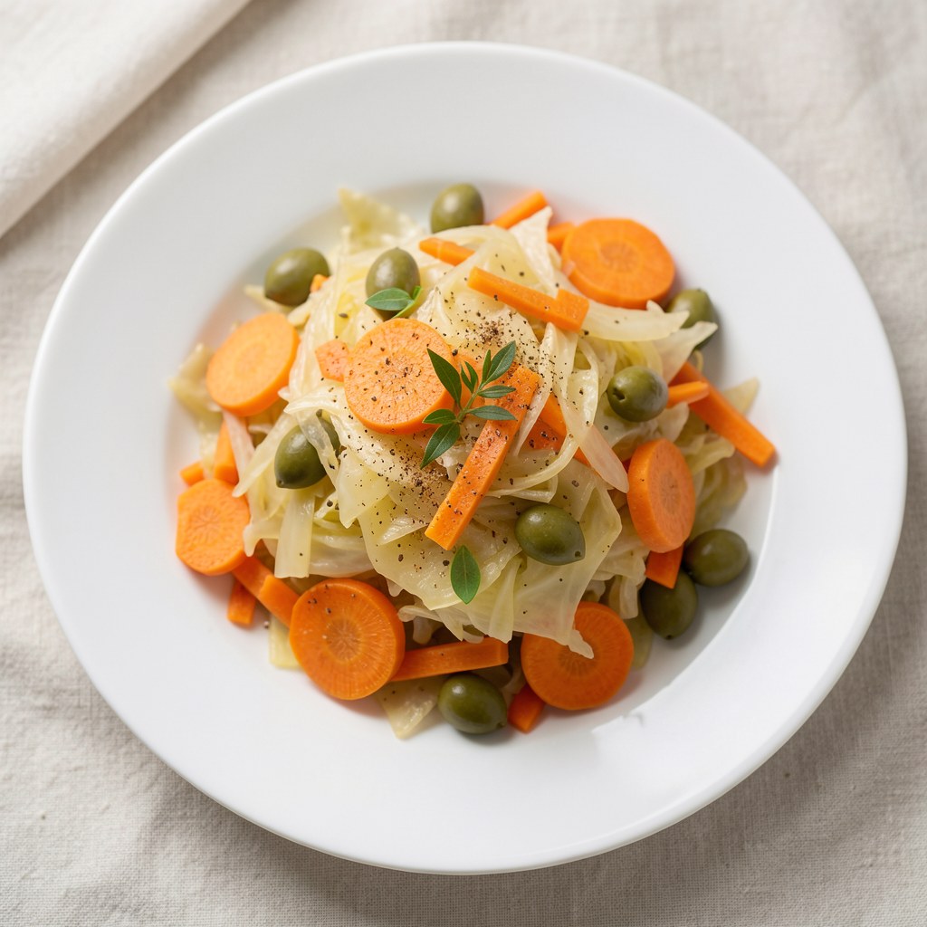 Kapusta kiszona z marchewką