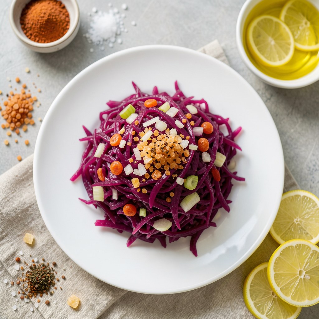 Czerwona kapusta z rodzynkami