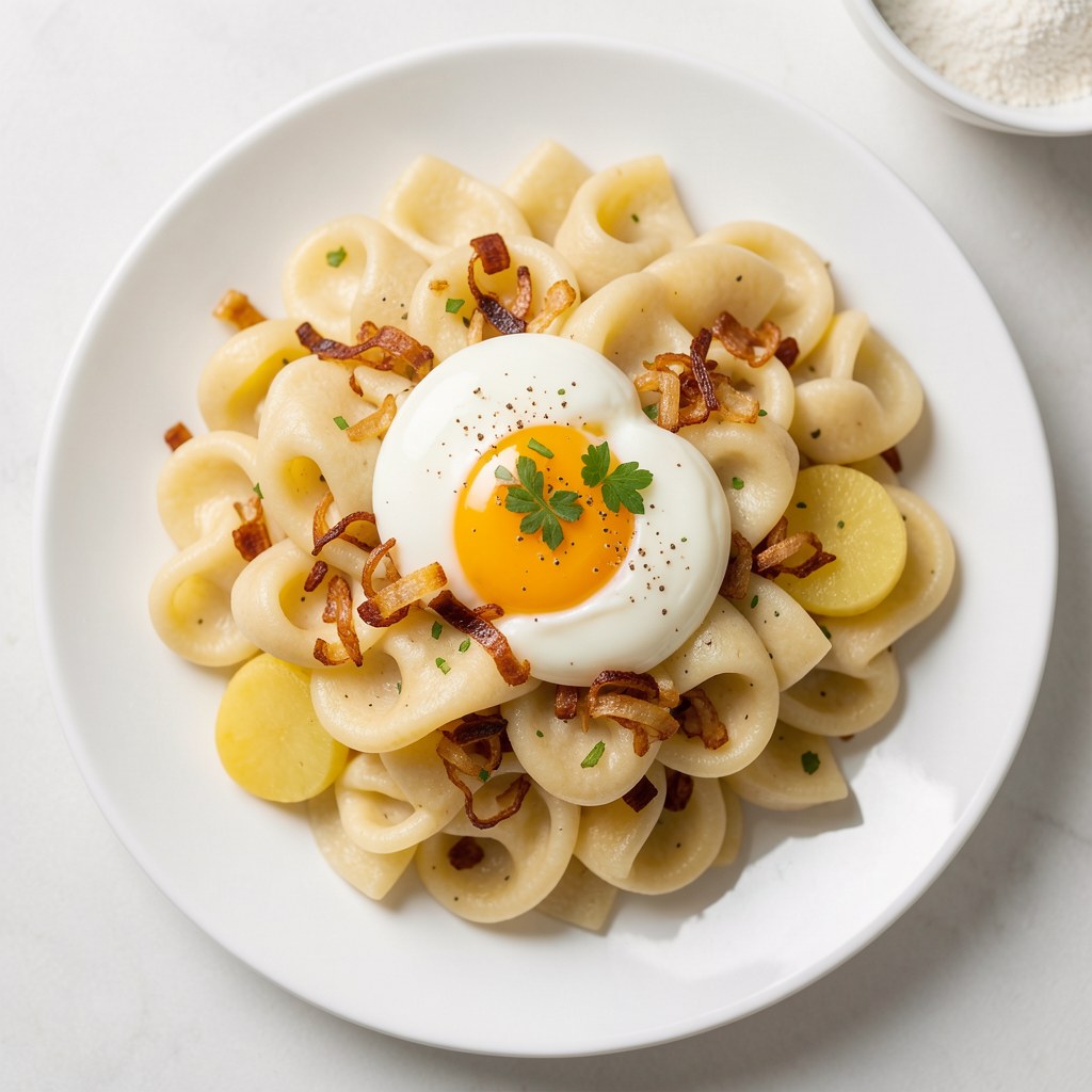 Kluski z prażoną cebulką Eli