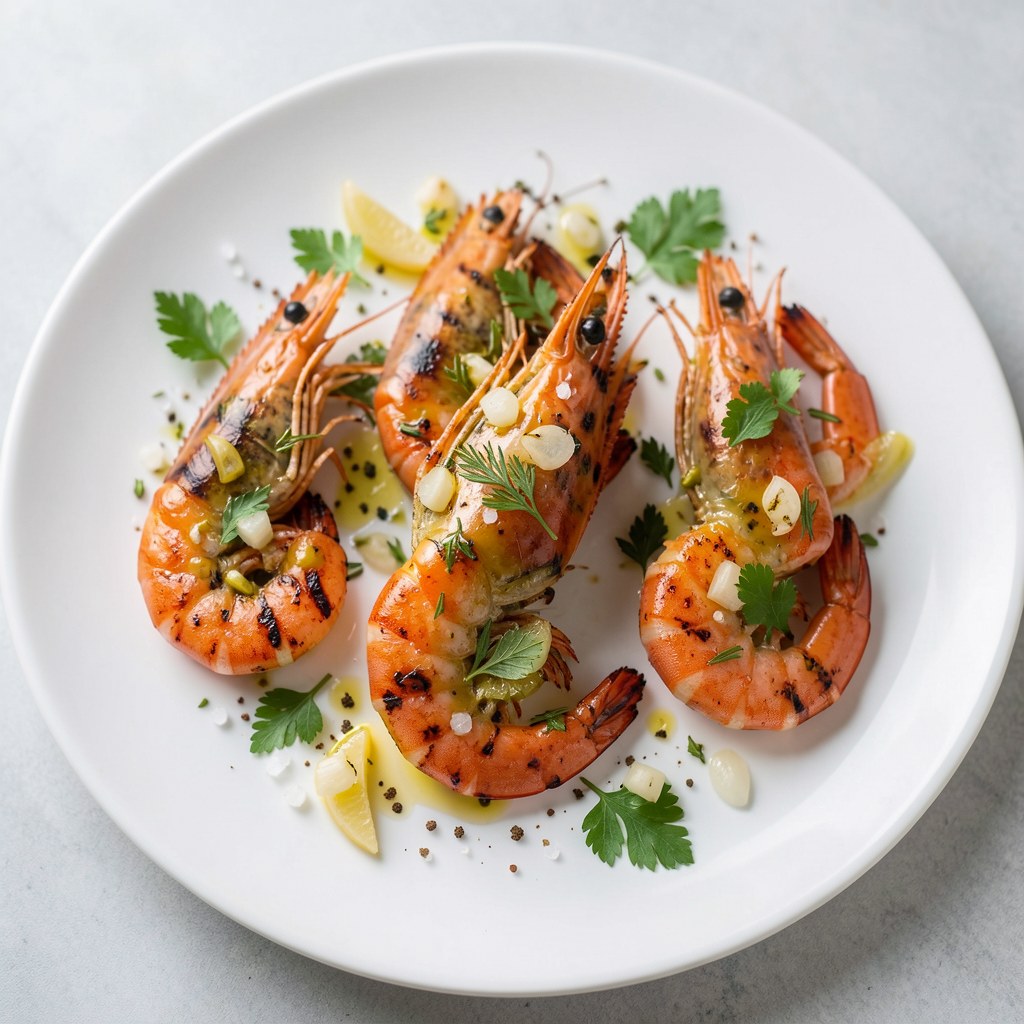 Krewetki z rusztu