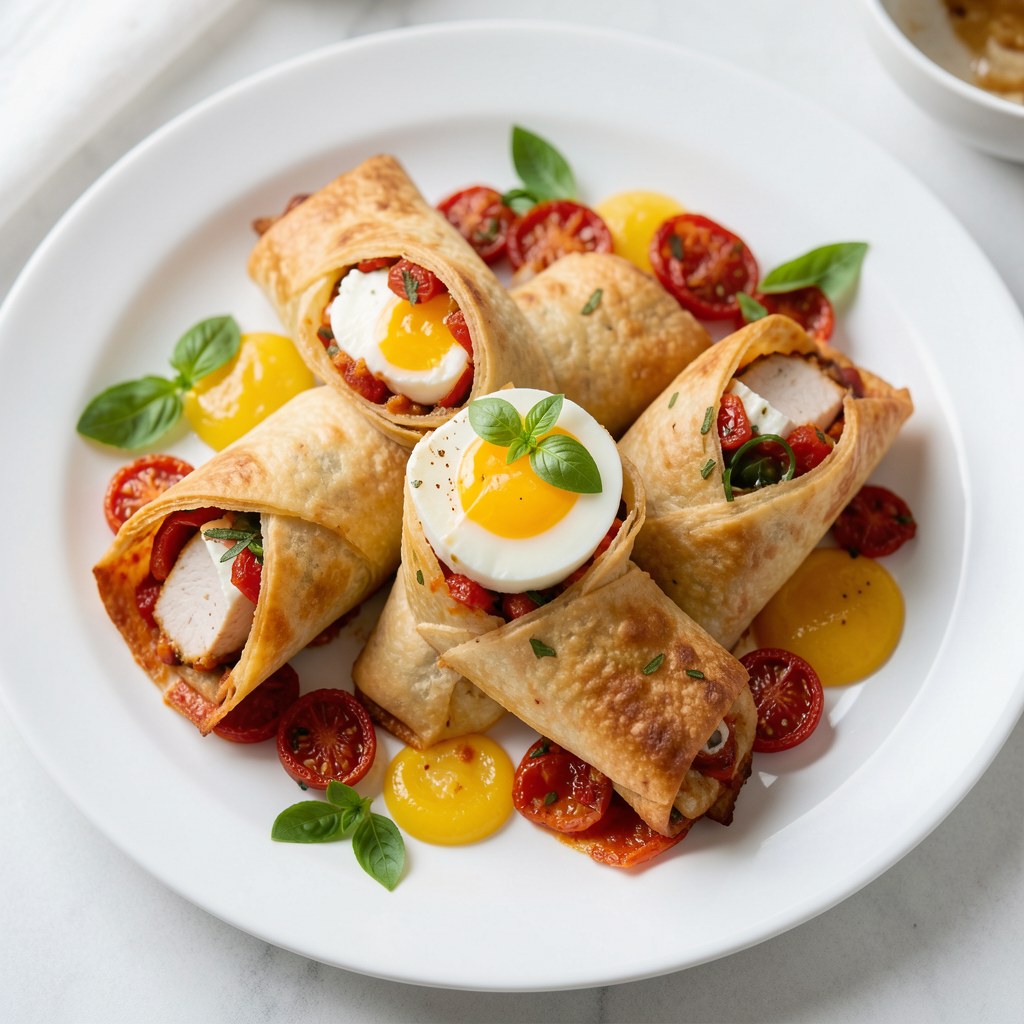 Mumie z nadzieniem z suszonych pomidorów