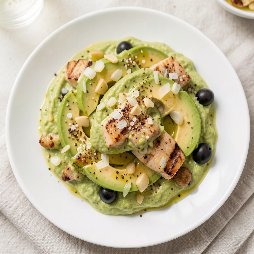 Sos z awokado i tuńczyka