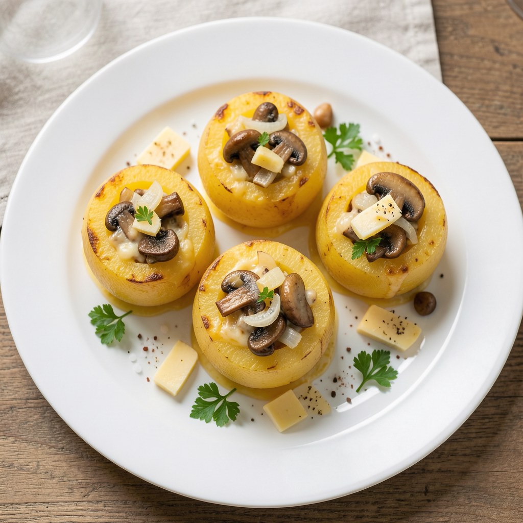 Ziemniaki zapiekane z grzybami