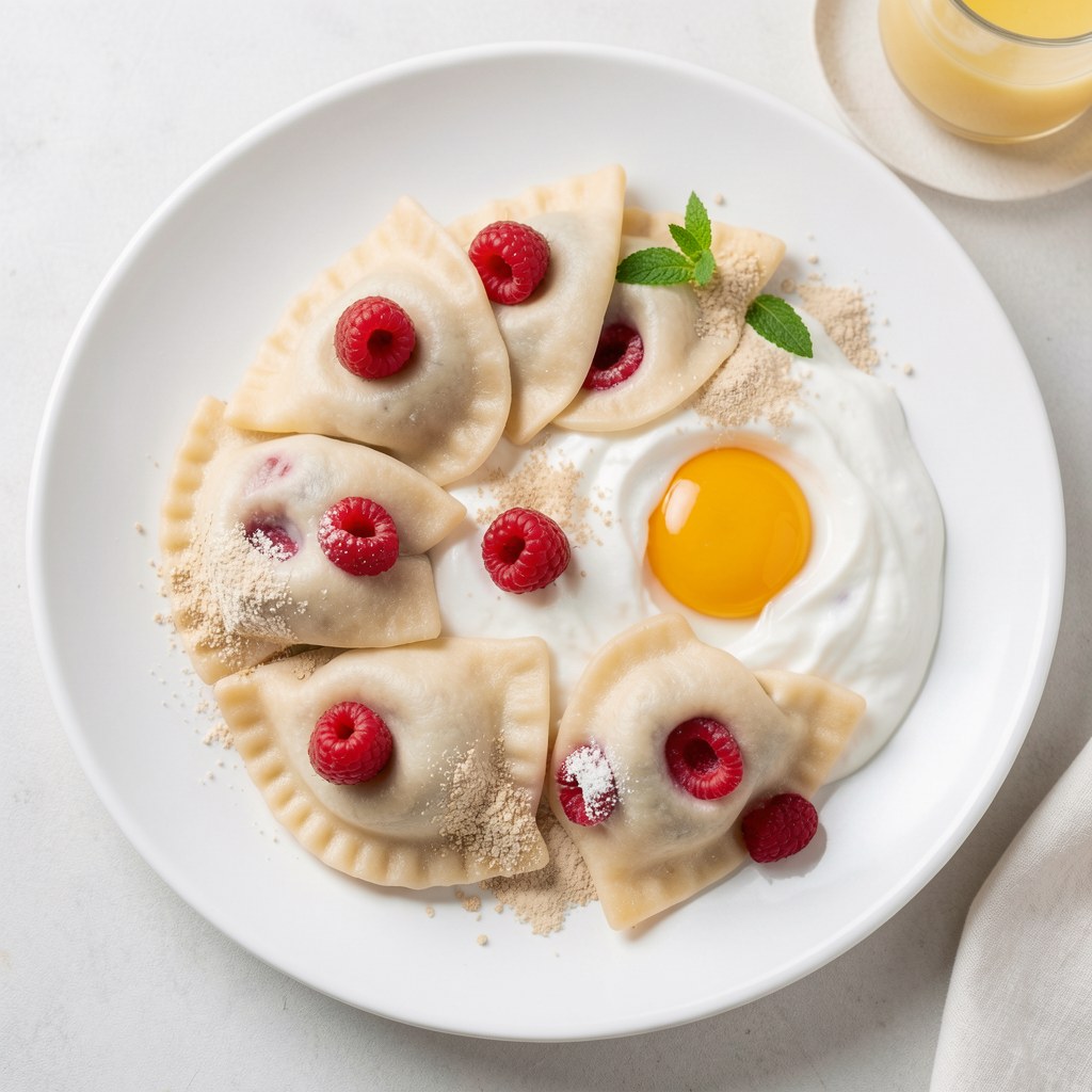 Pierogi z truskawkami