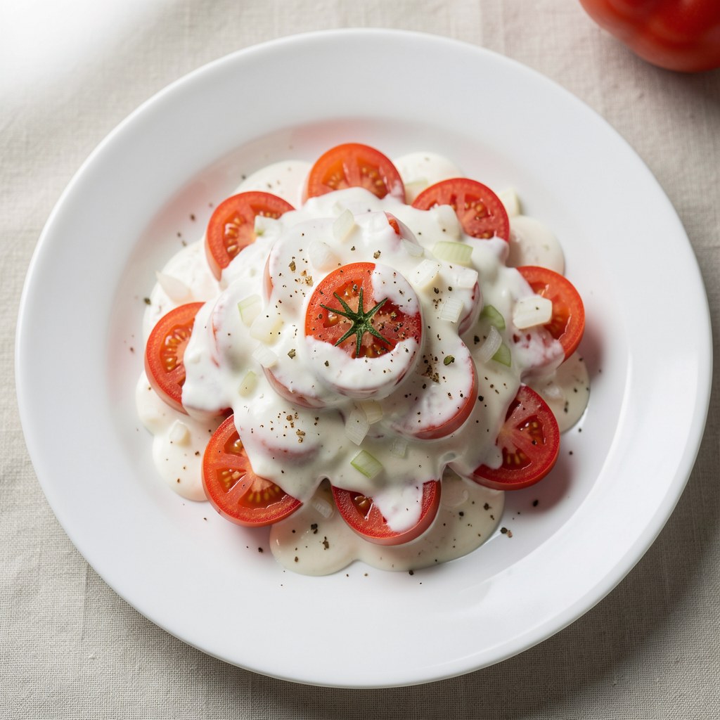 Pomidory za śmietaną