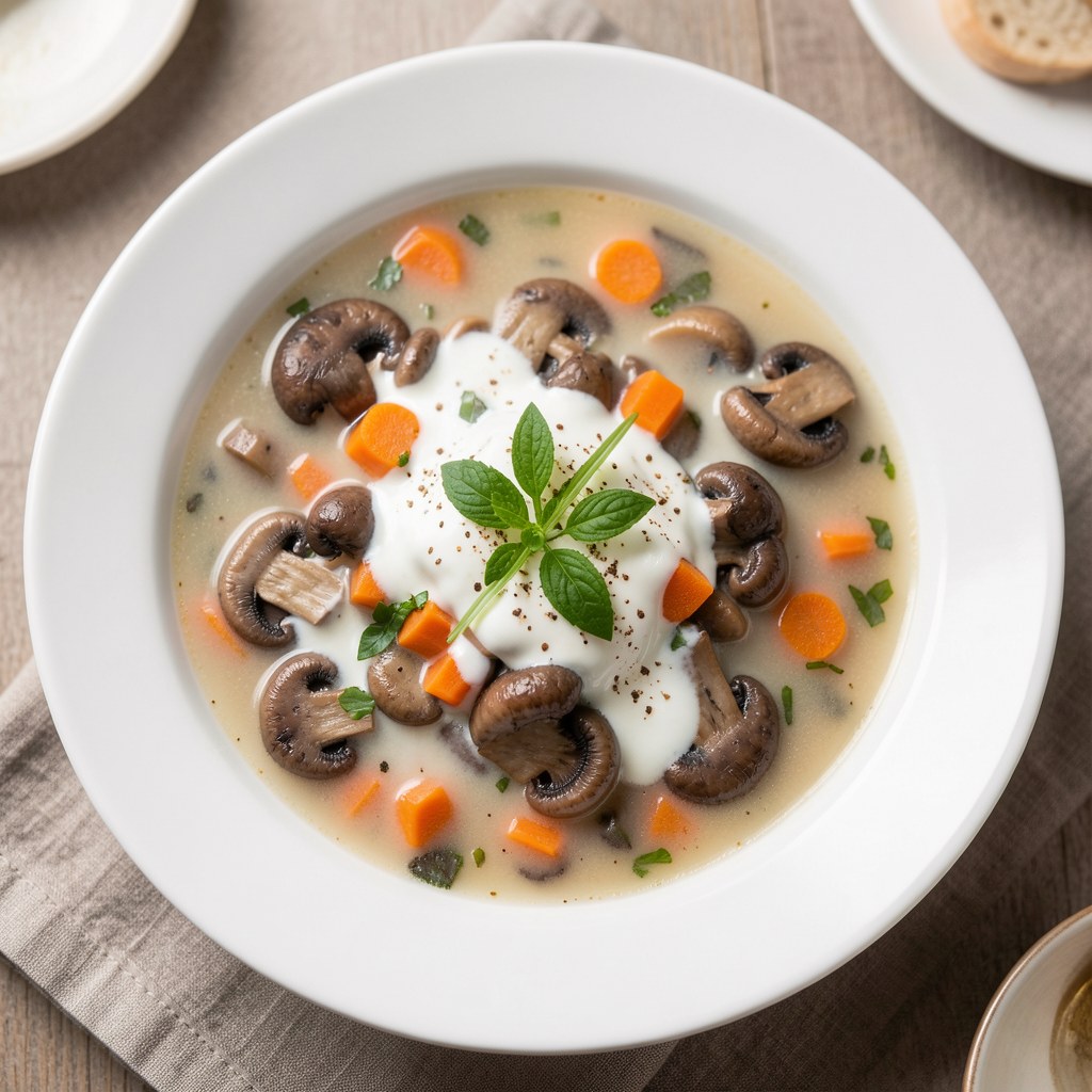 Zupa pieczarkowa