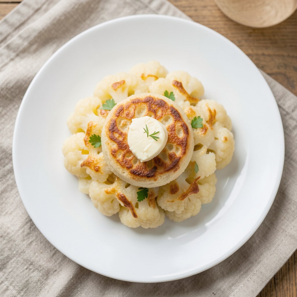 Kalafior z bułką tartą