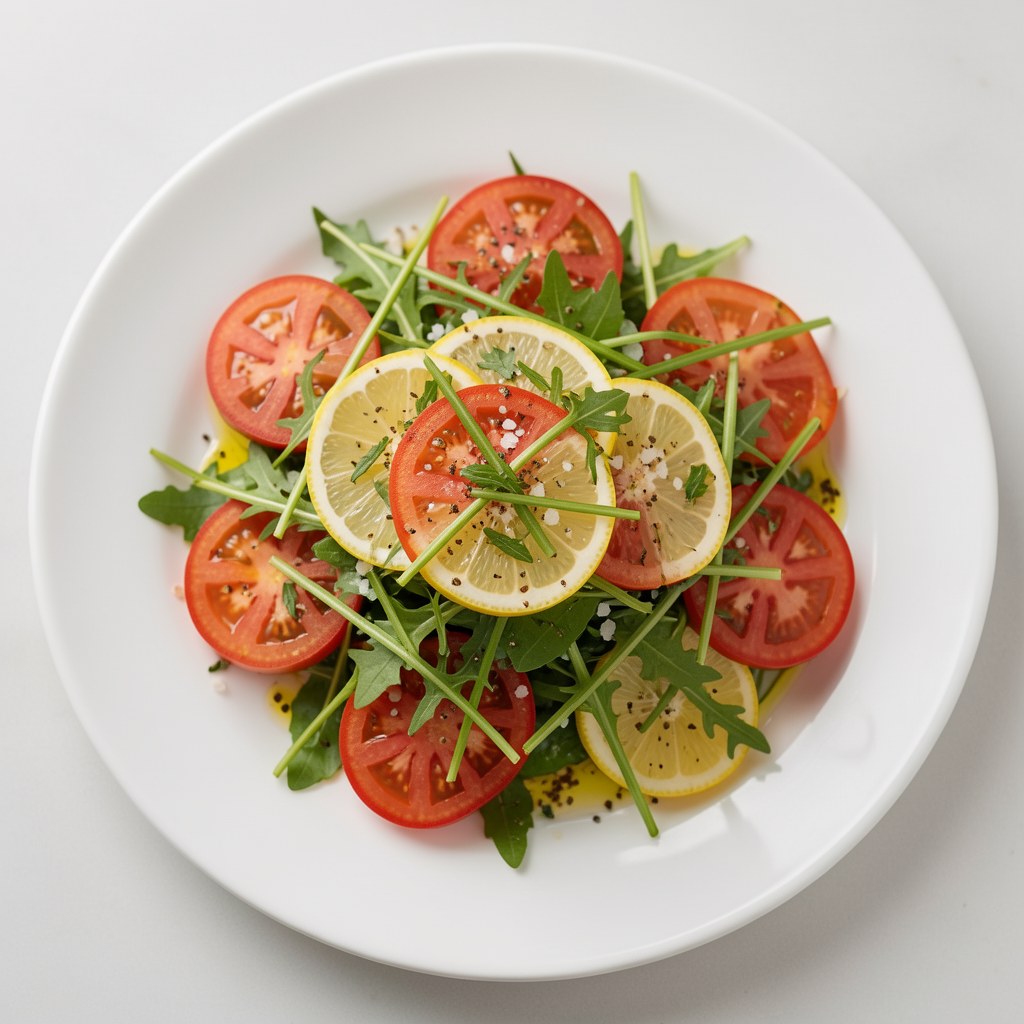 sałatka pomidorowa z rzodkiewką