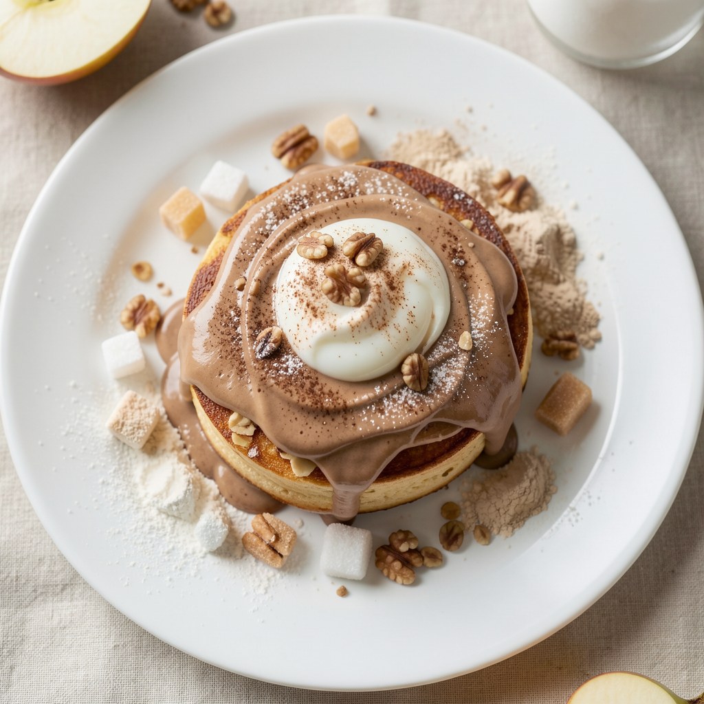 Placek z masą z kawy cappuccino