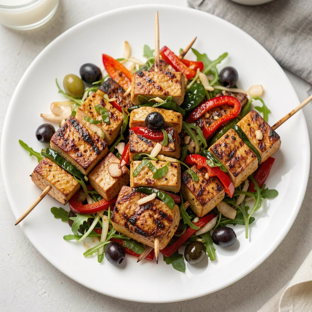 Szaszłyki z tofu