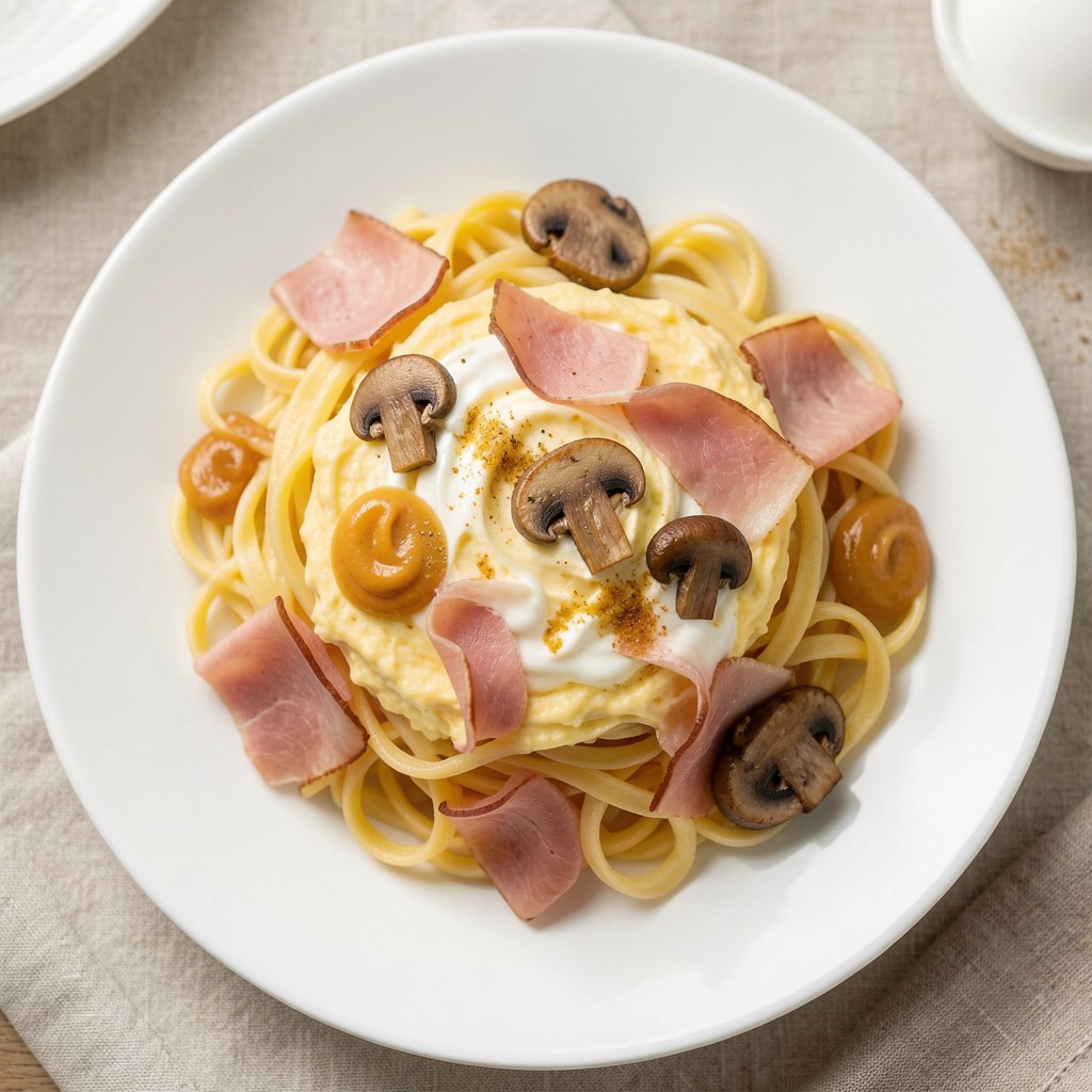 Pasta z sera żółtego z szynką