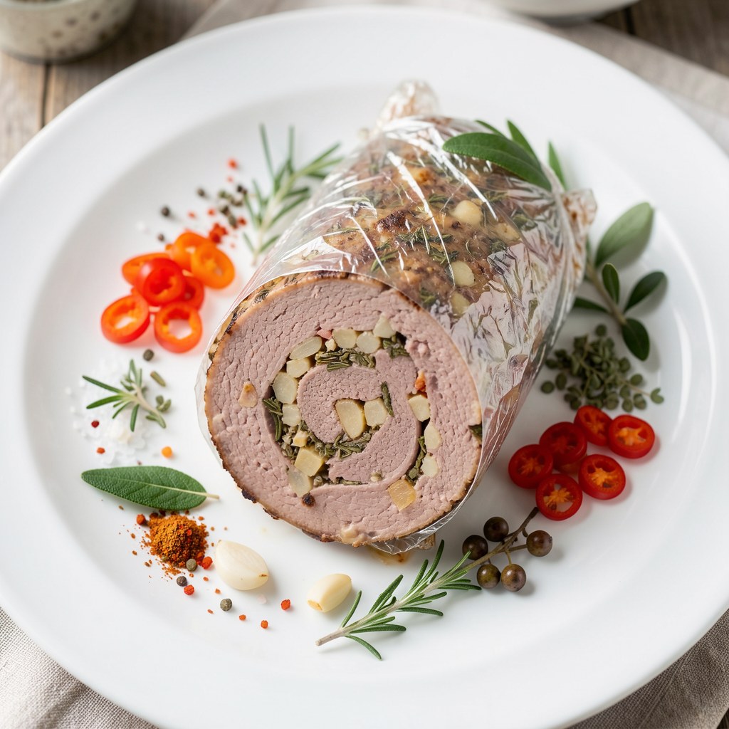 Aromatyczna rolada z boczku