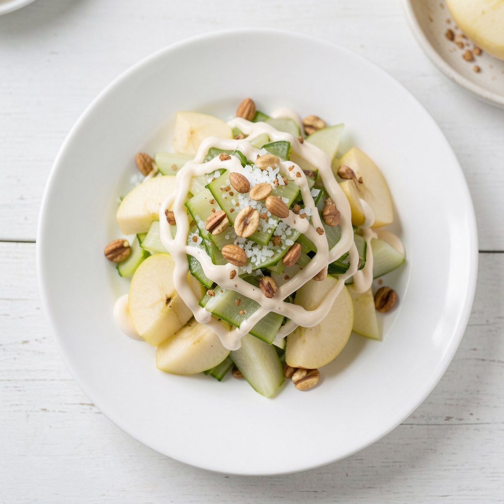 Surówka z selera z gruszką i jabłkiem