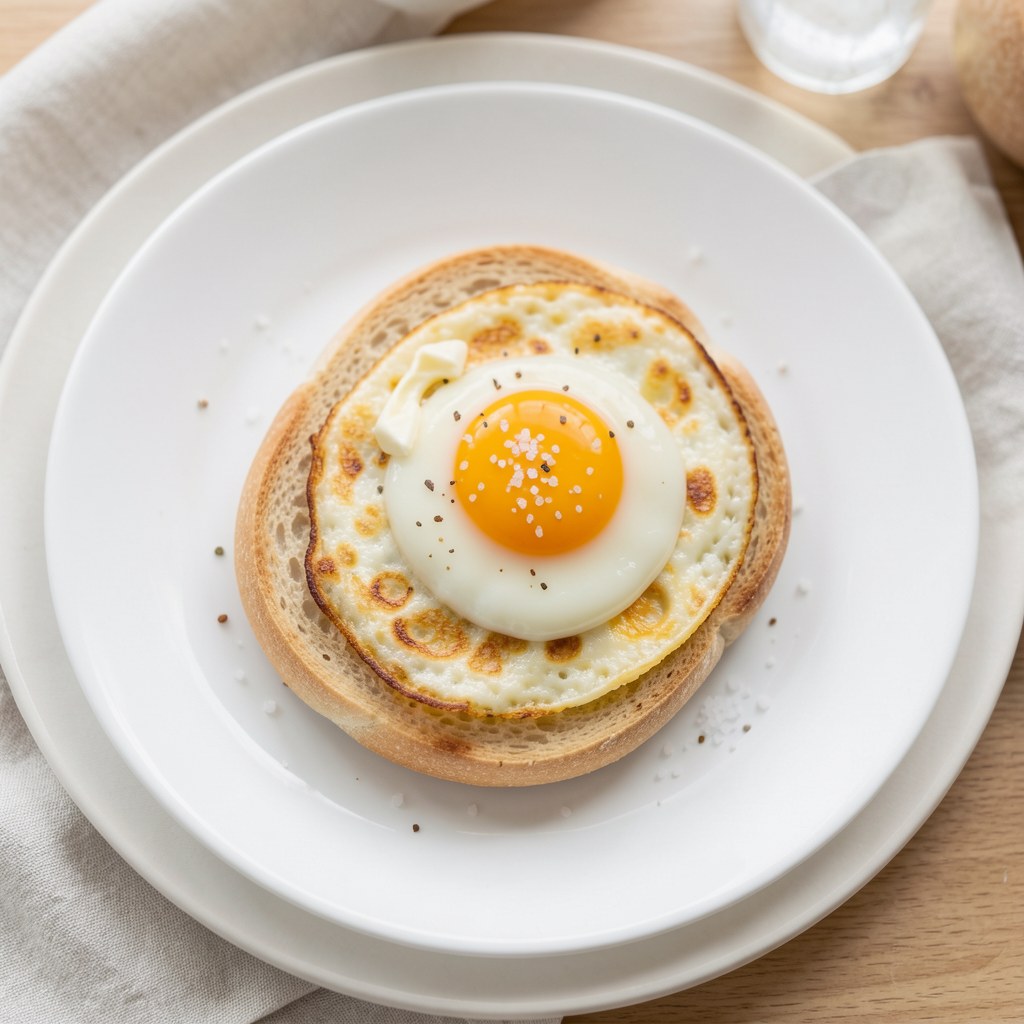 Bułka z jajecznicą