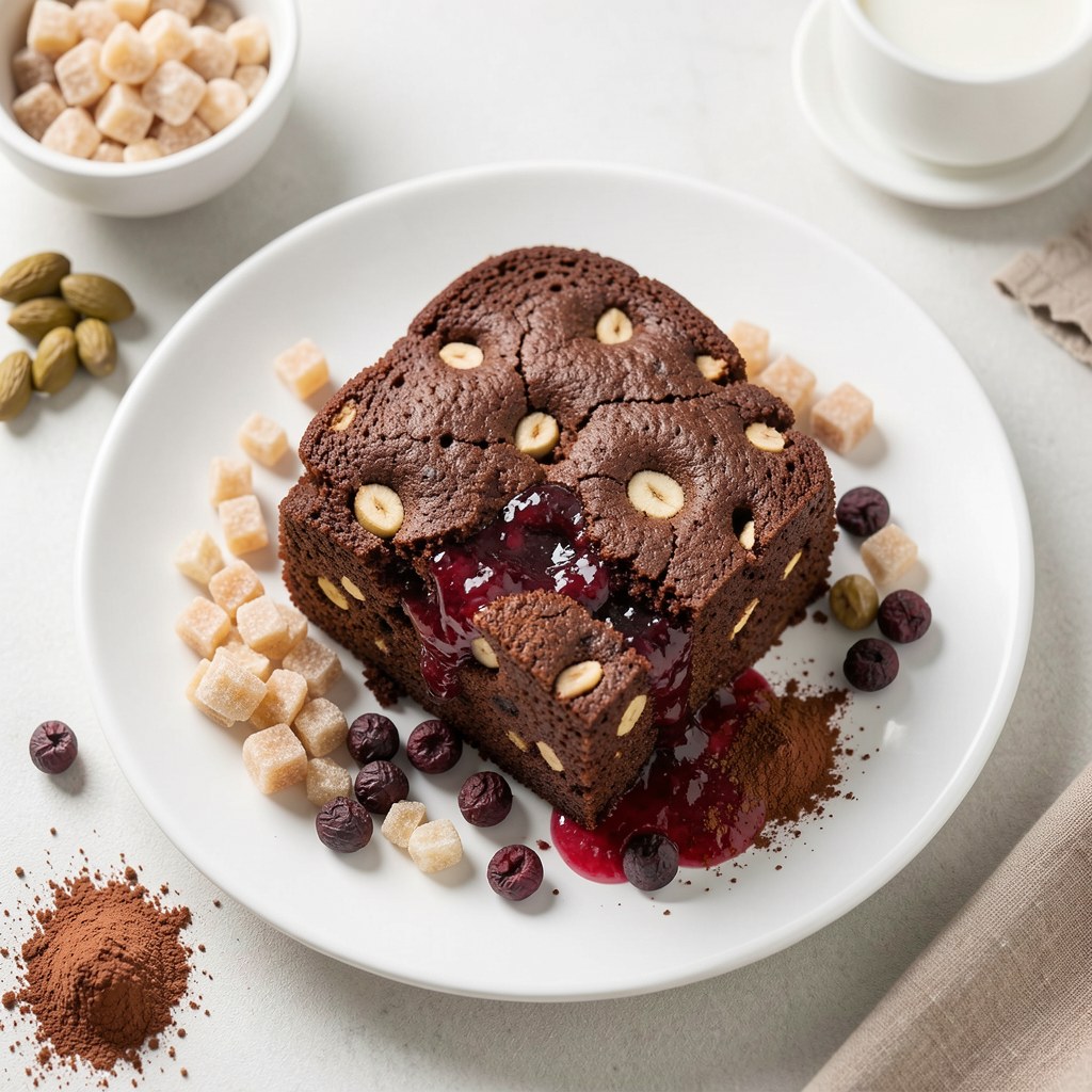Ciasto kakaowe z rodzynkami