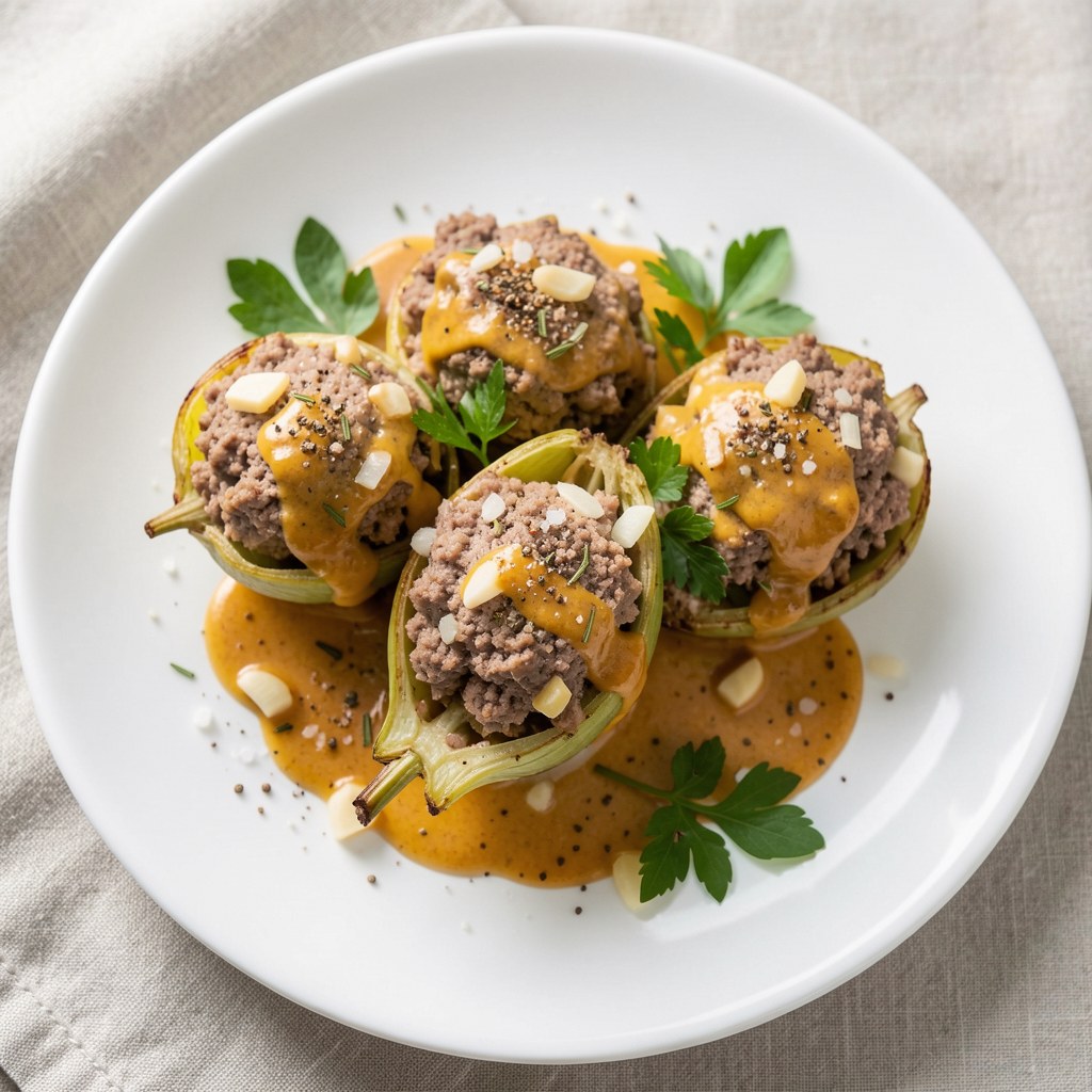 Kalafior zapiekany z mięsem mielonym